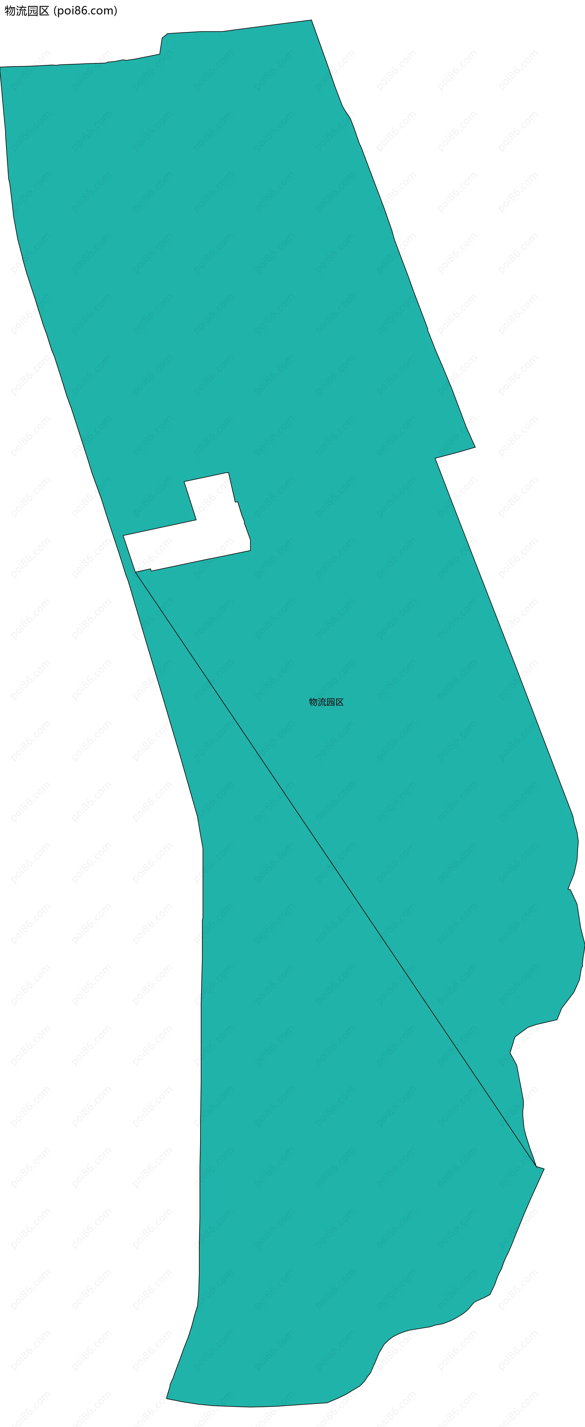 物流园区边界地图