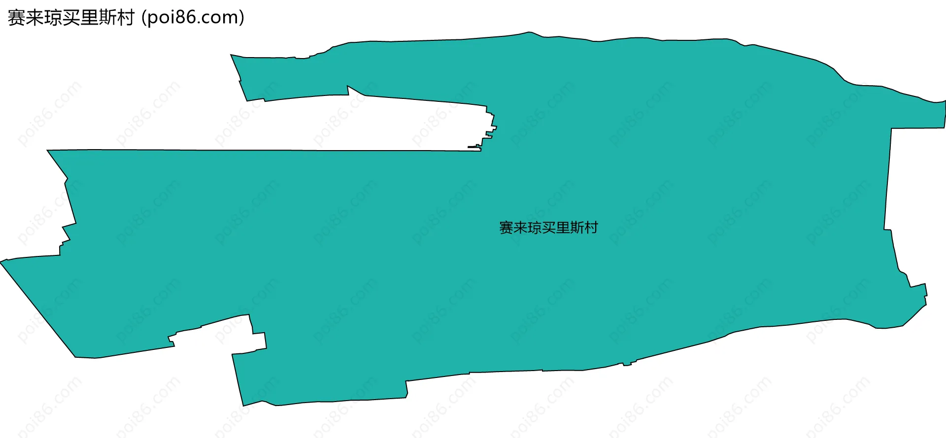 赛来琼买里斯村边界地图