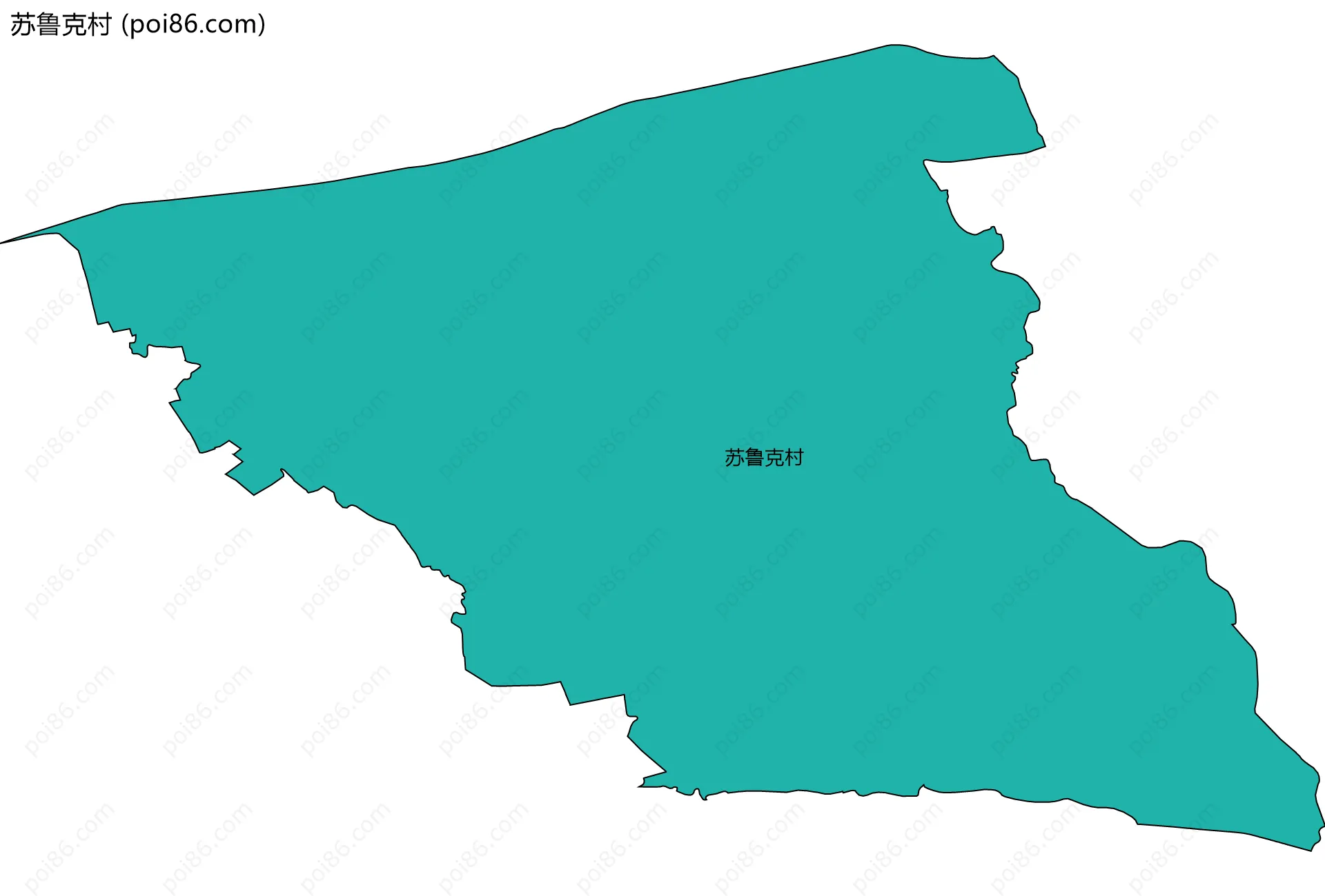 苏鲁克村边界地图