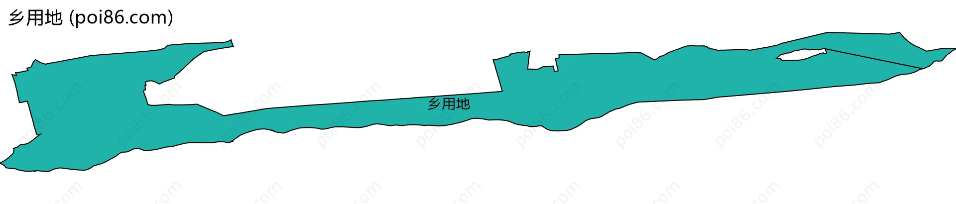 乡用地边界地图