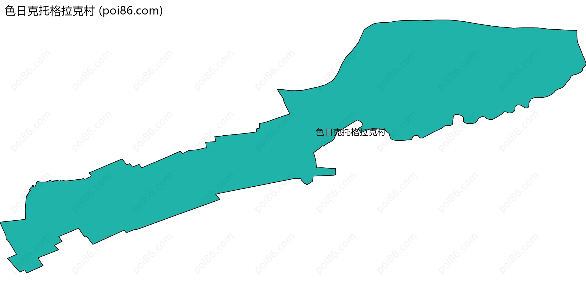 色日克托格拉克村边界地图