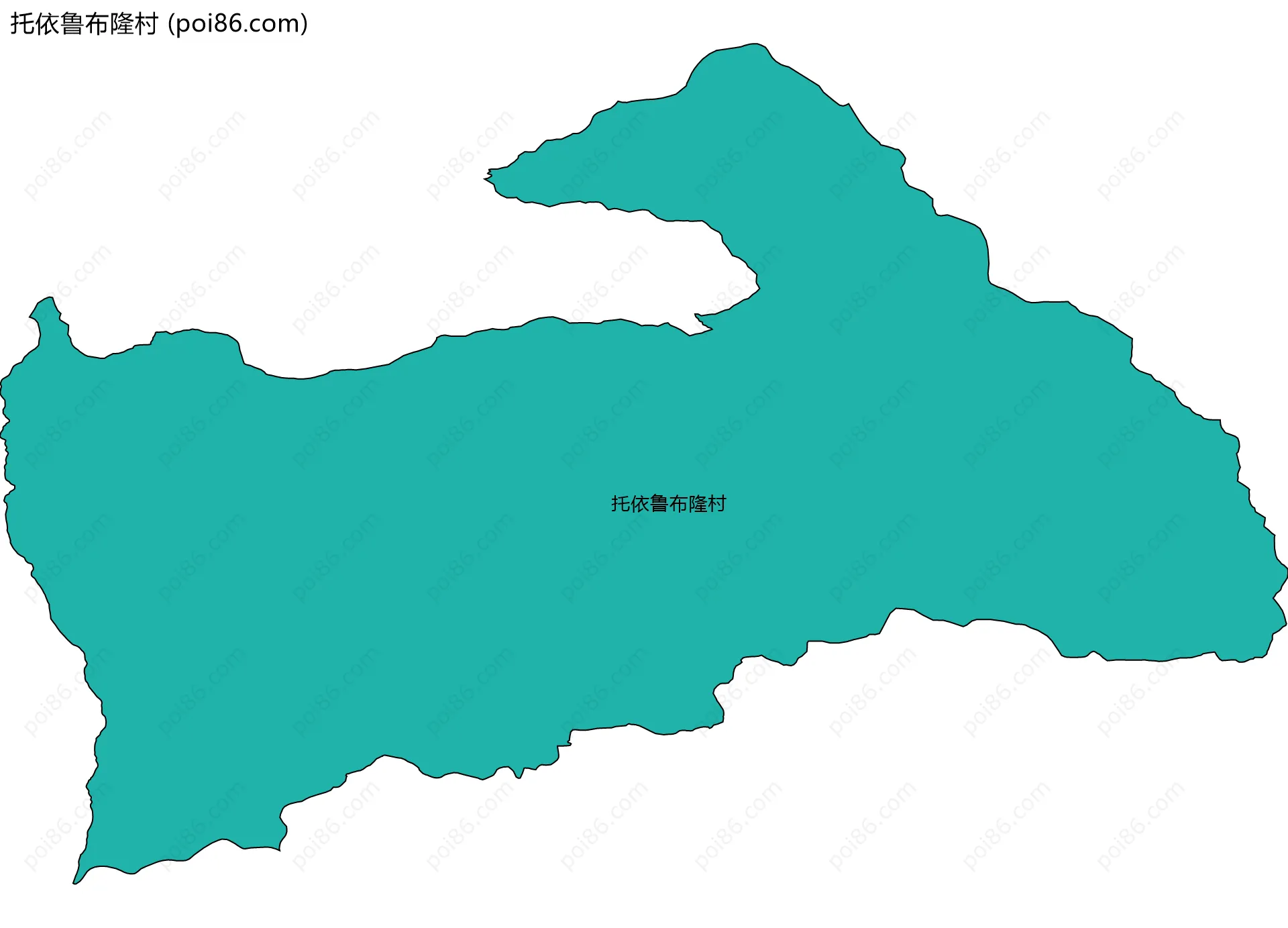 托依鲁布隆村边界地图