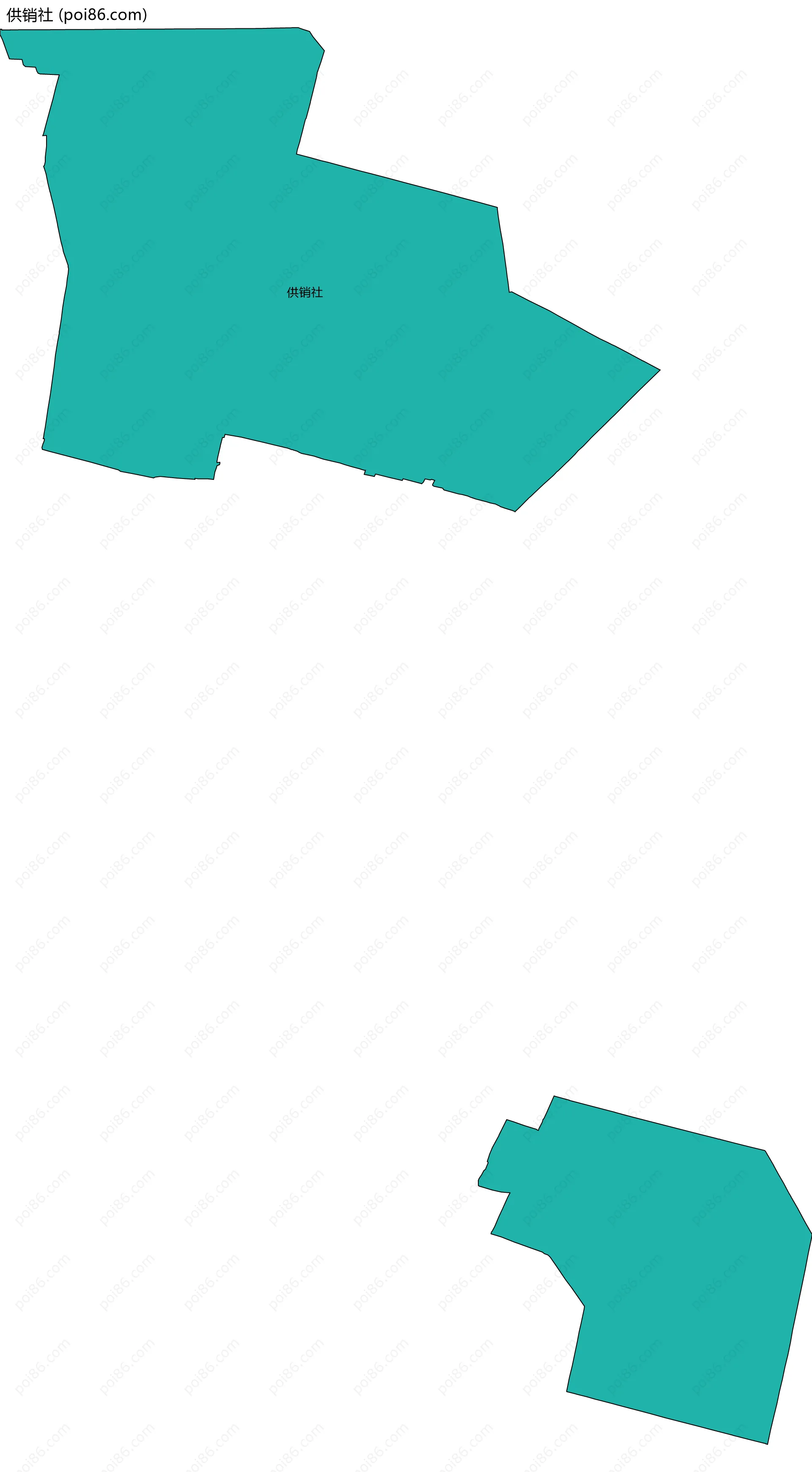 供销社边界地图