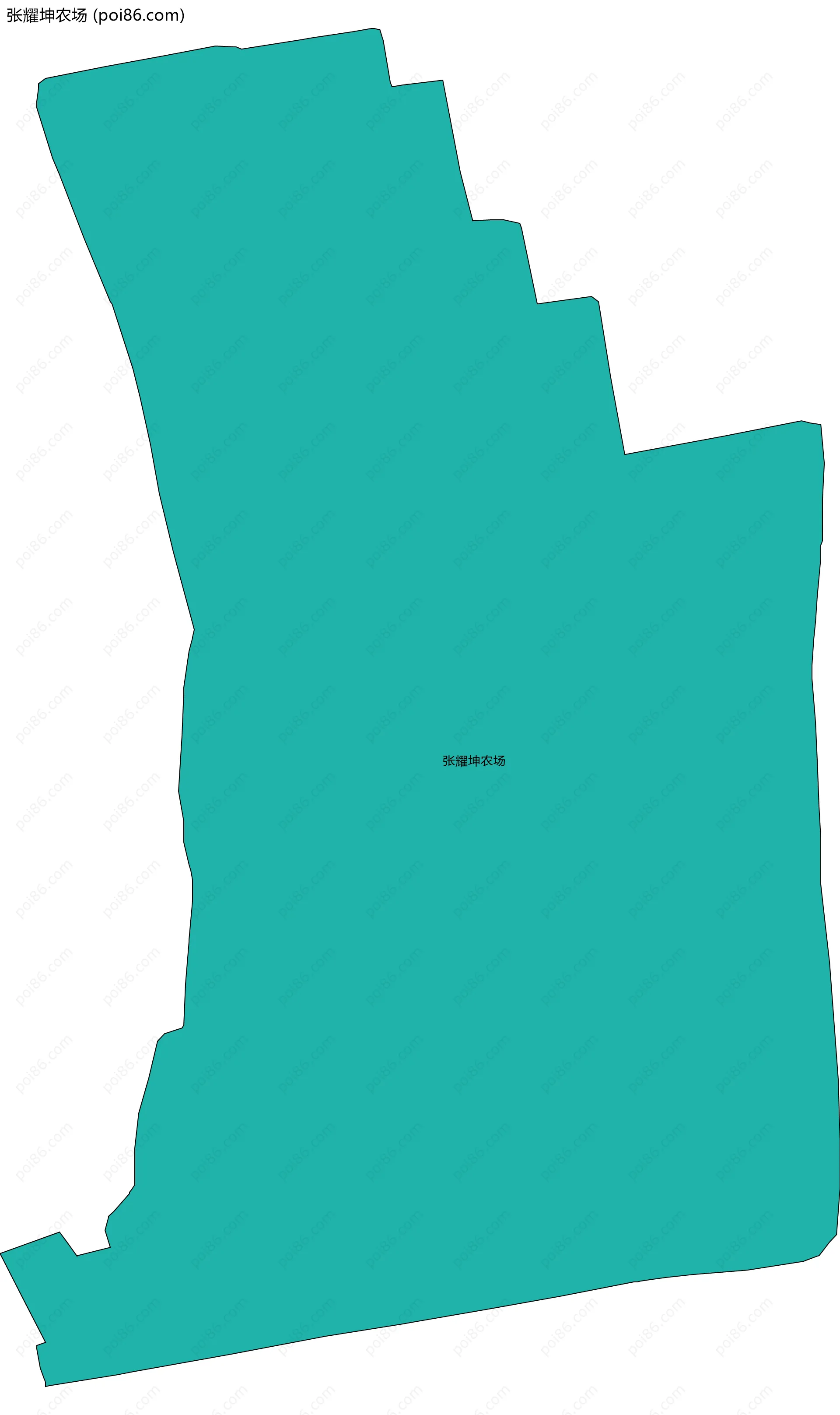 张耀坤农场边界地图
