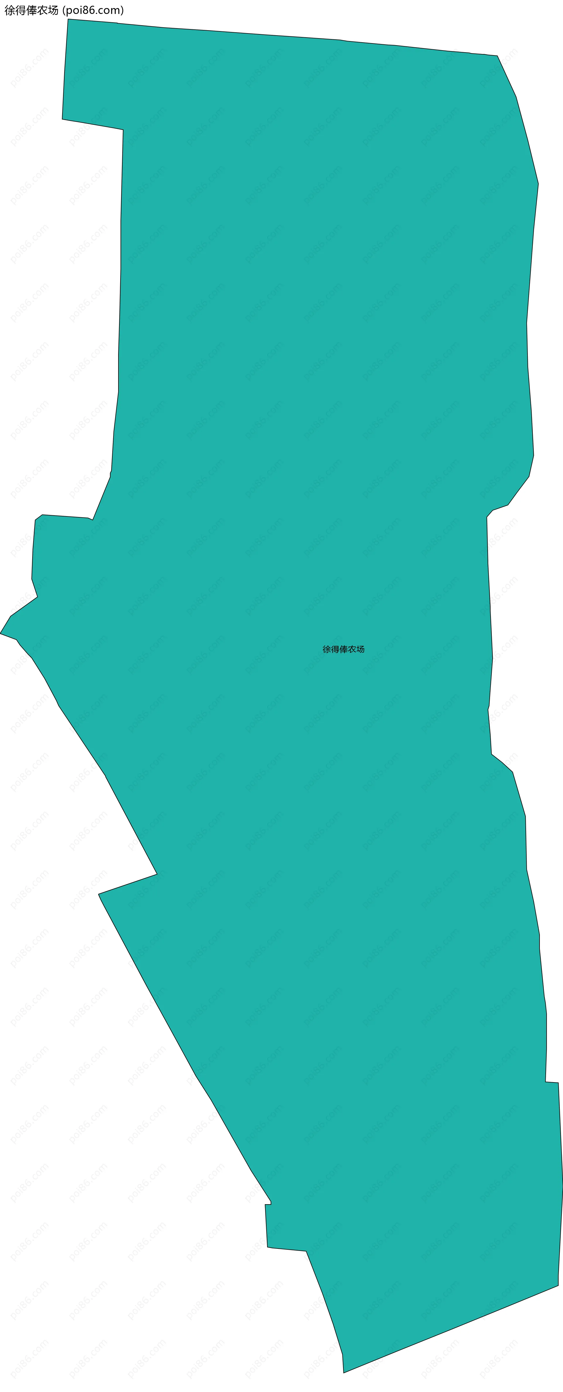 徐得俸农场边界地图