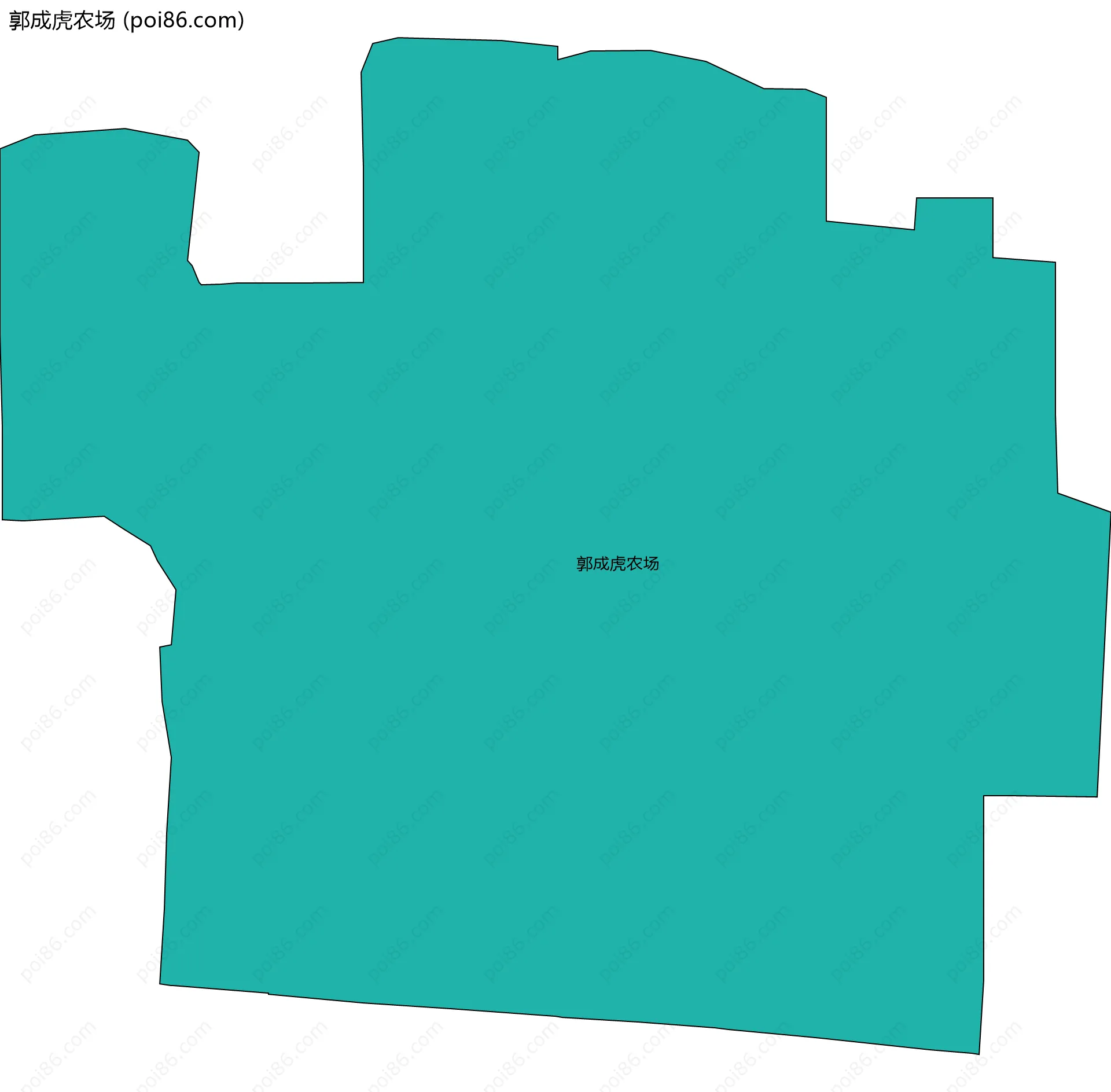郭成虎农场边界地图