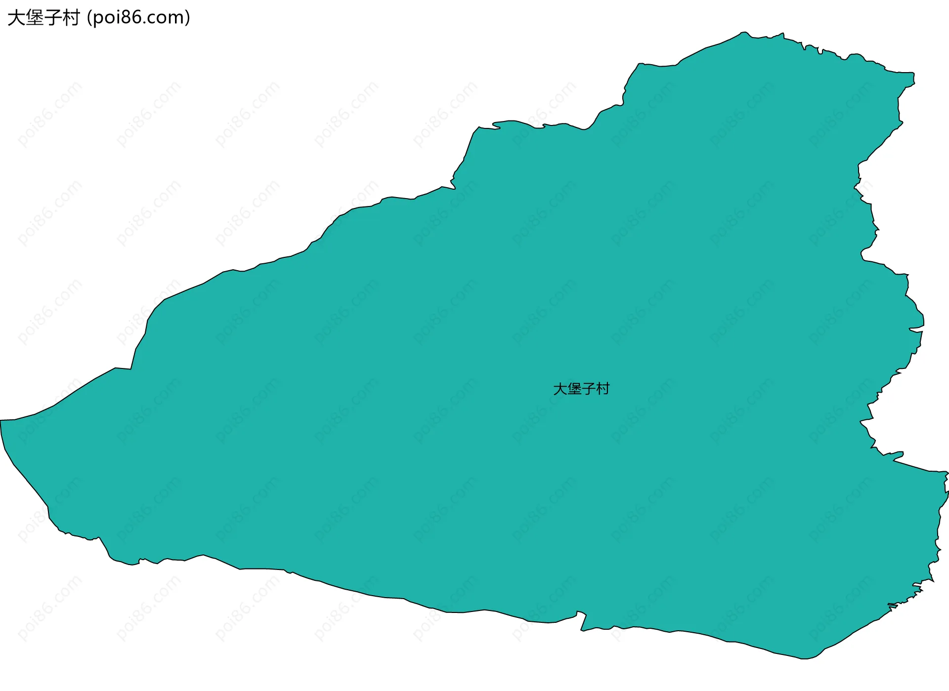 大堡子村边界地图