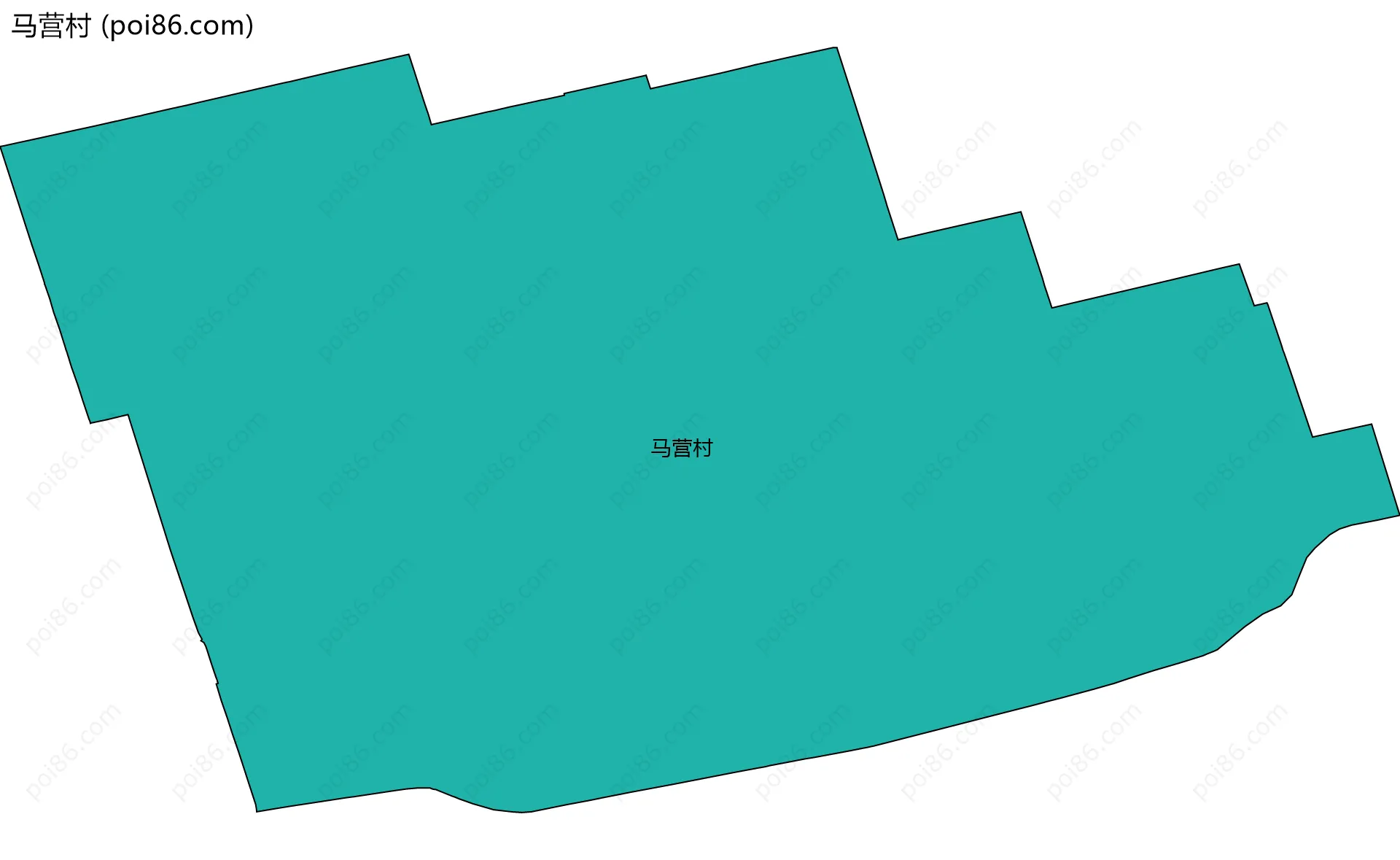 马营村边界地图