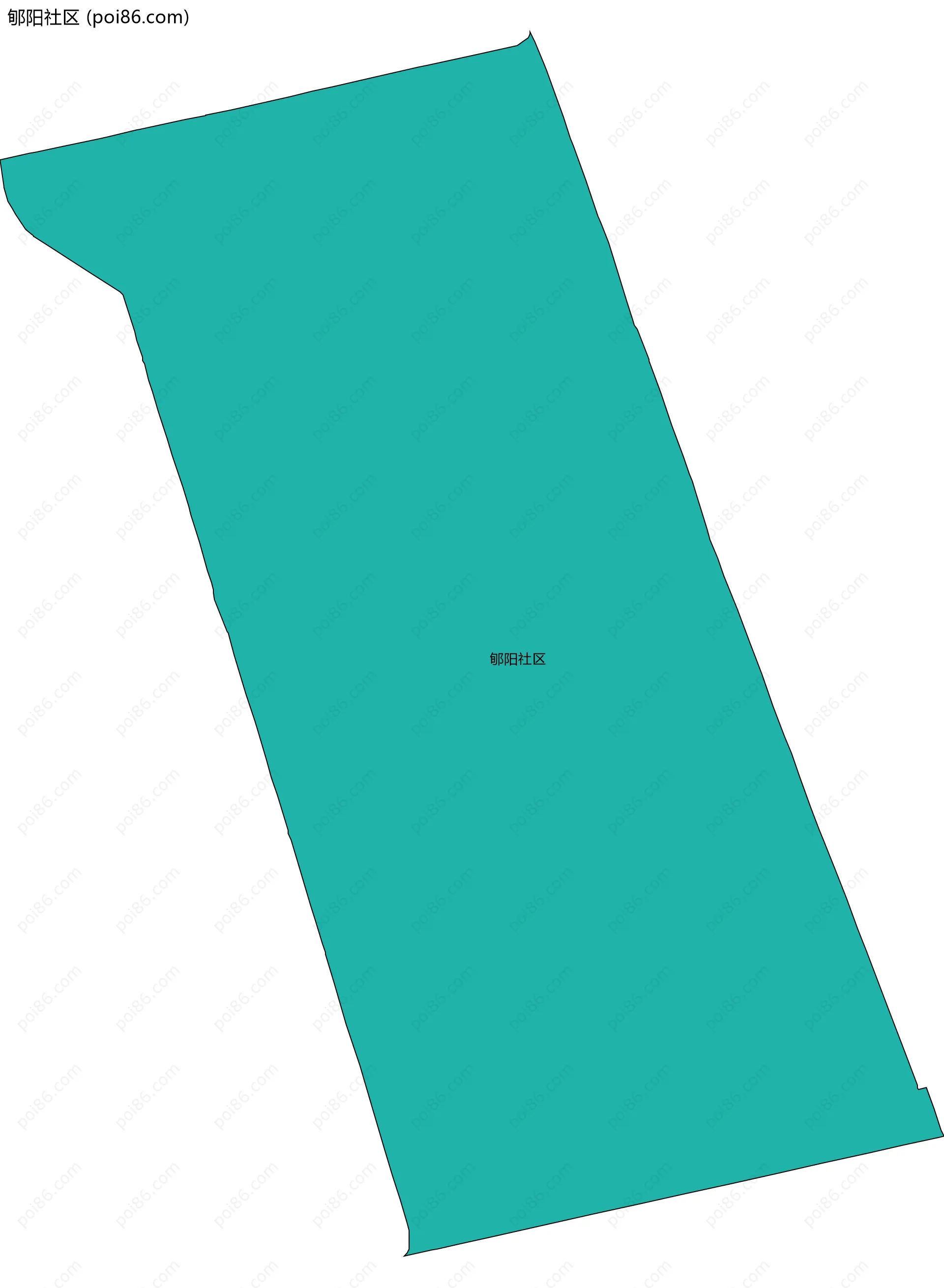 郇阳社区边界地图