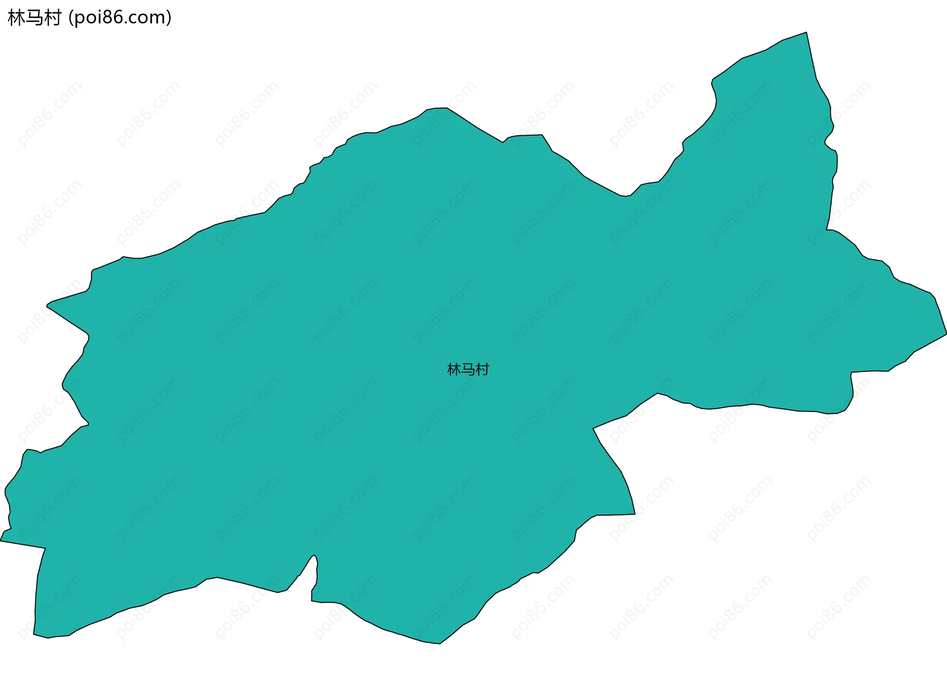 林马村边界地图