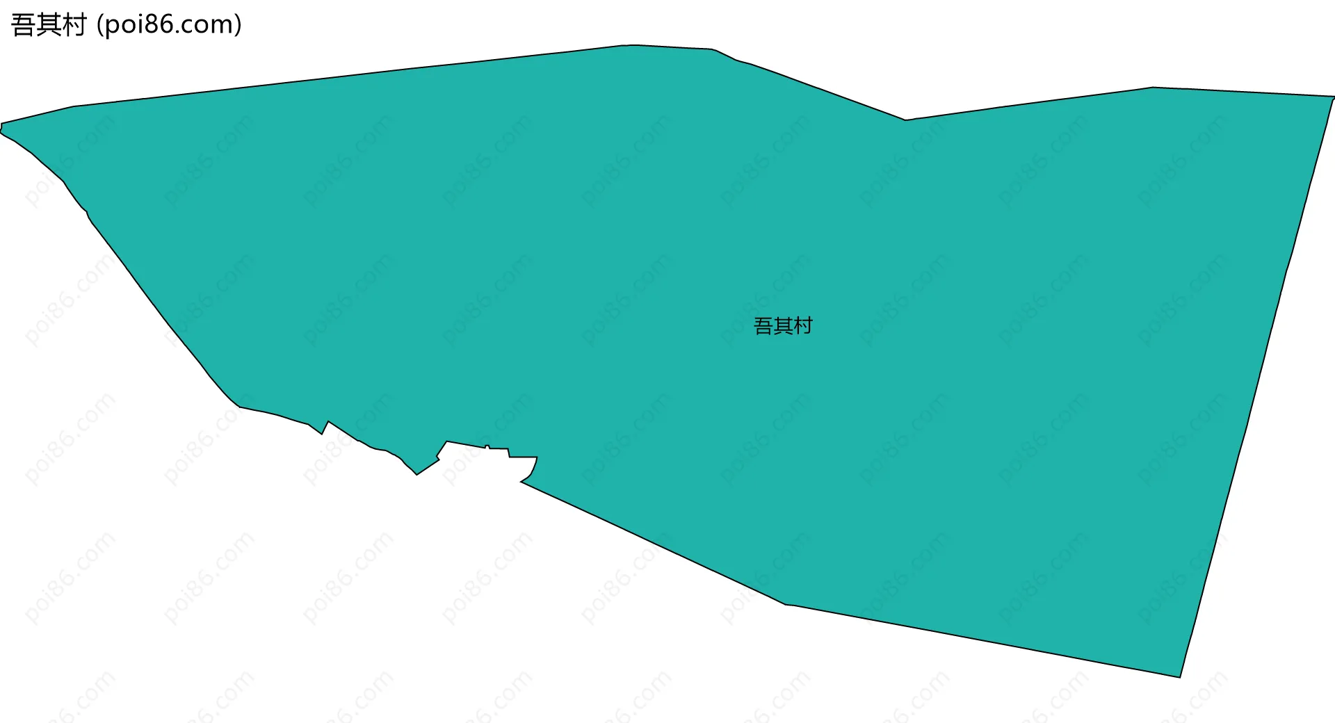 吾其村边界地图