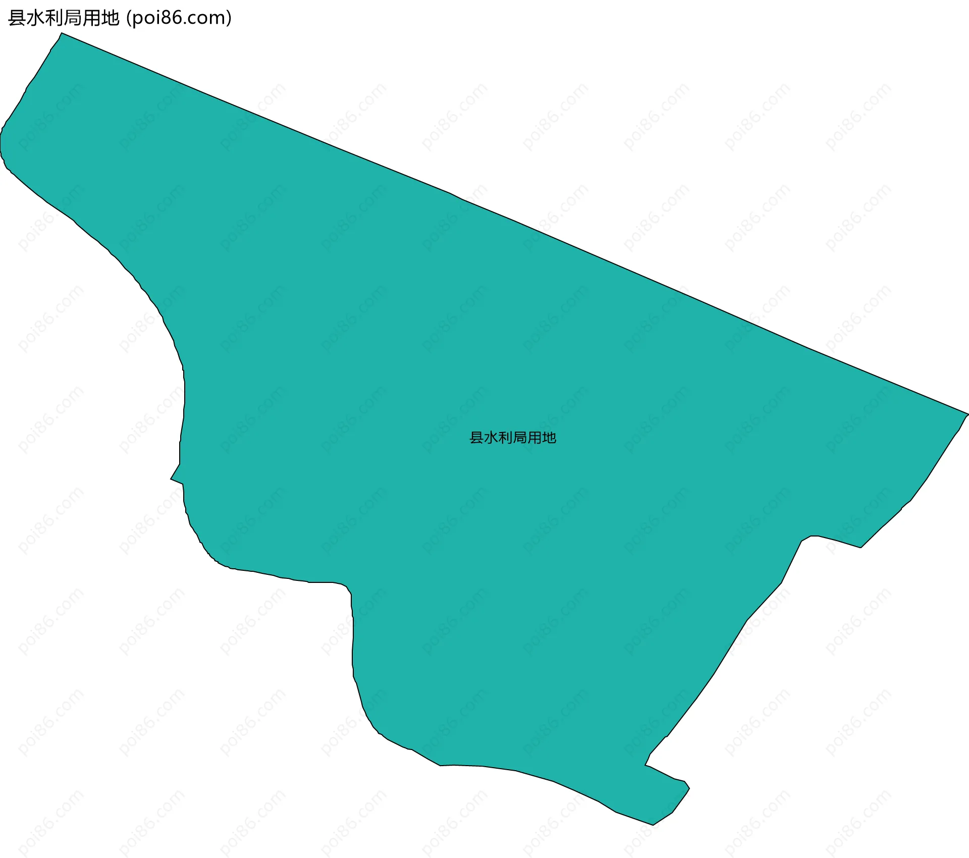 县水利局用地边界地图