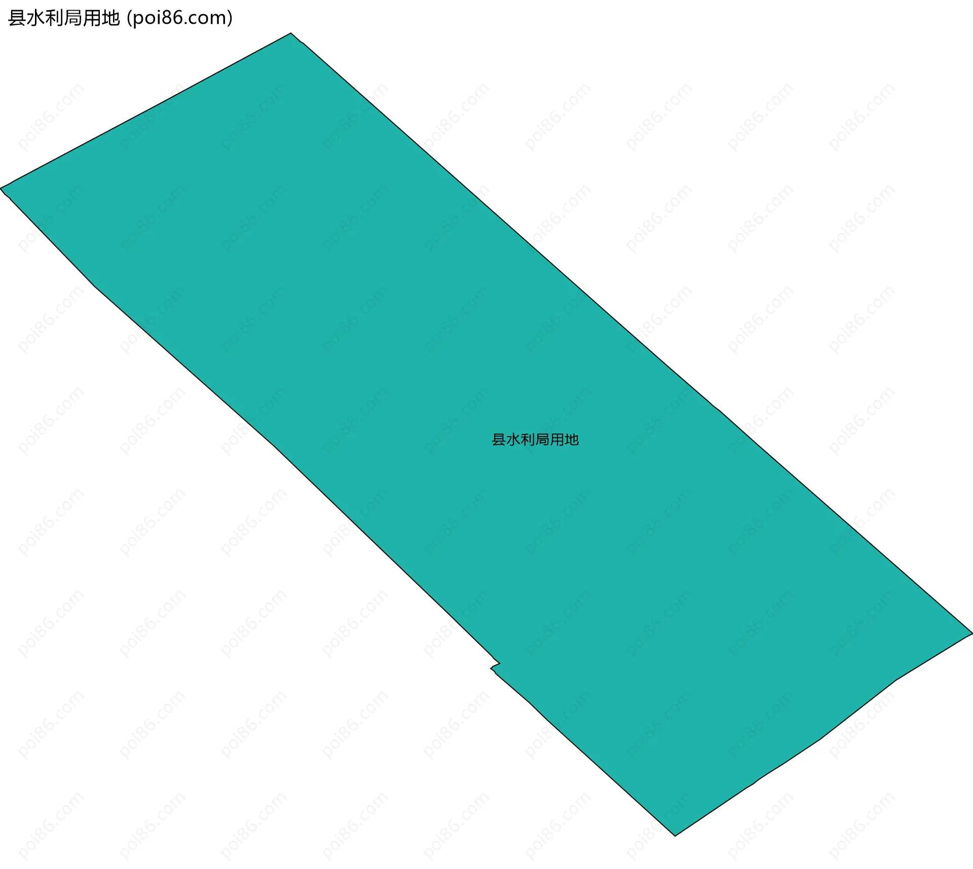 县水利局用地边界地图