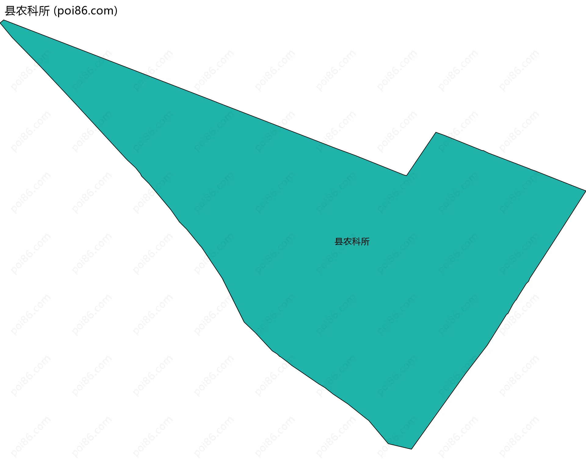 县农科所边界地图