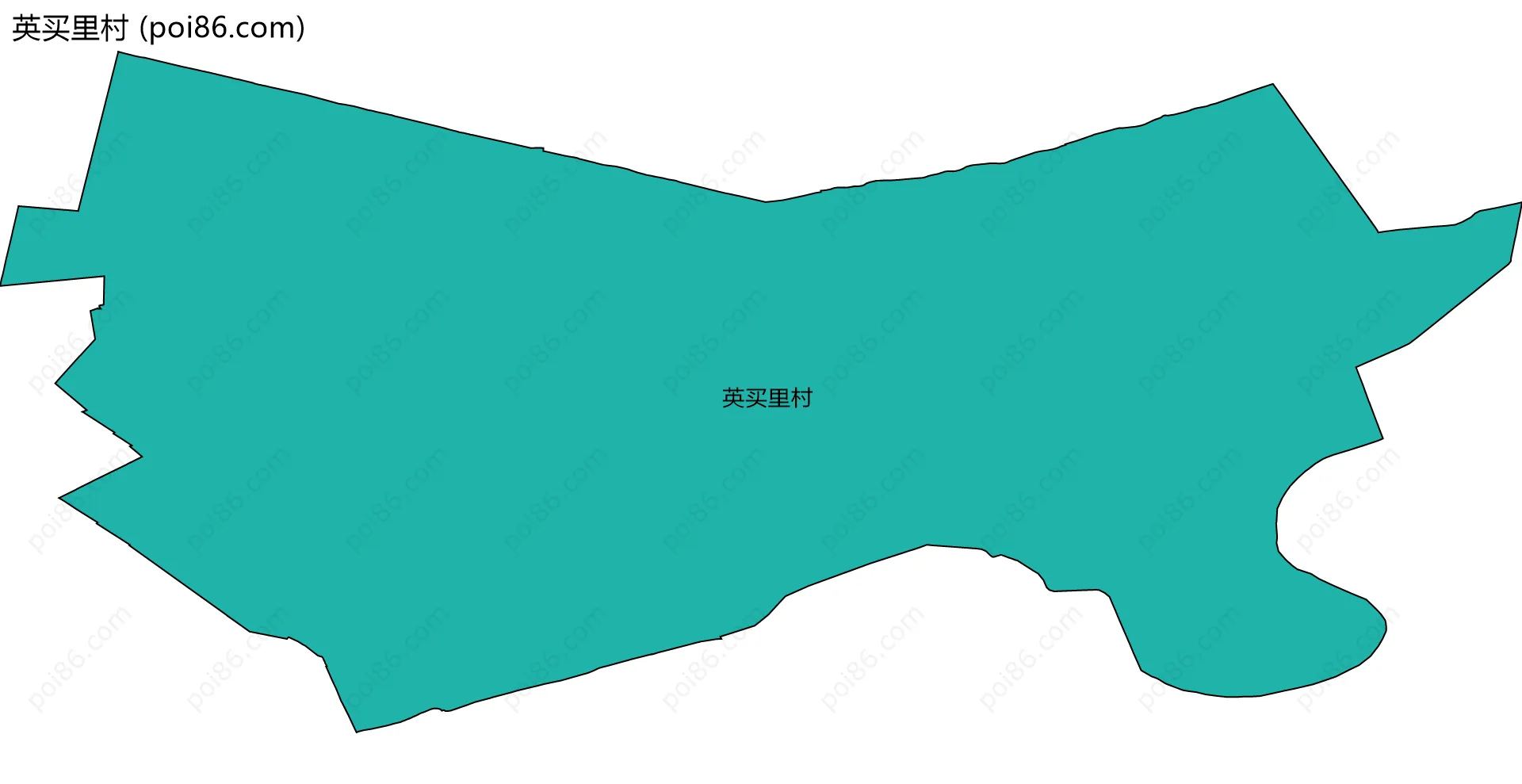 英买里村边界地图
