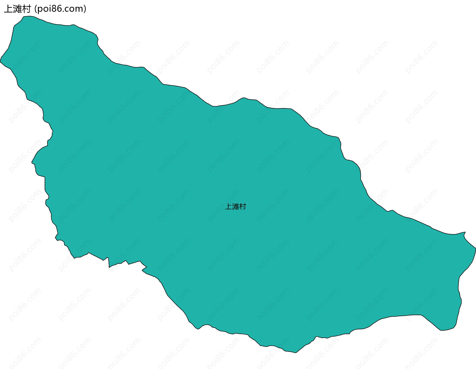 上滩村边界地图