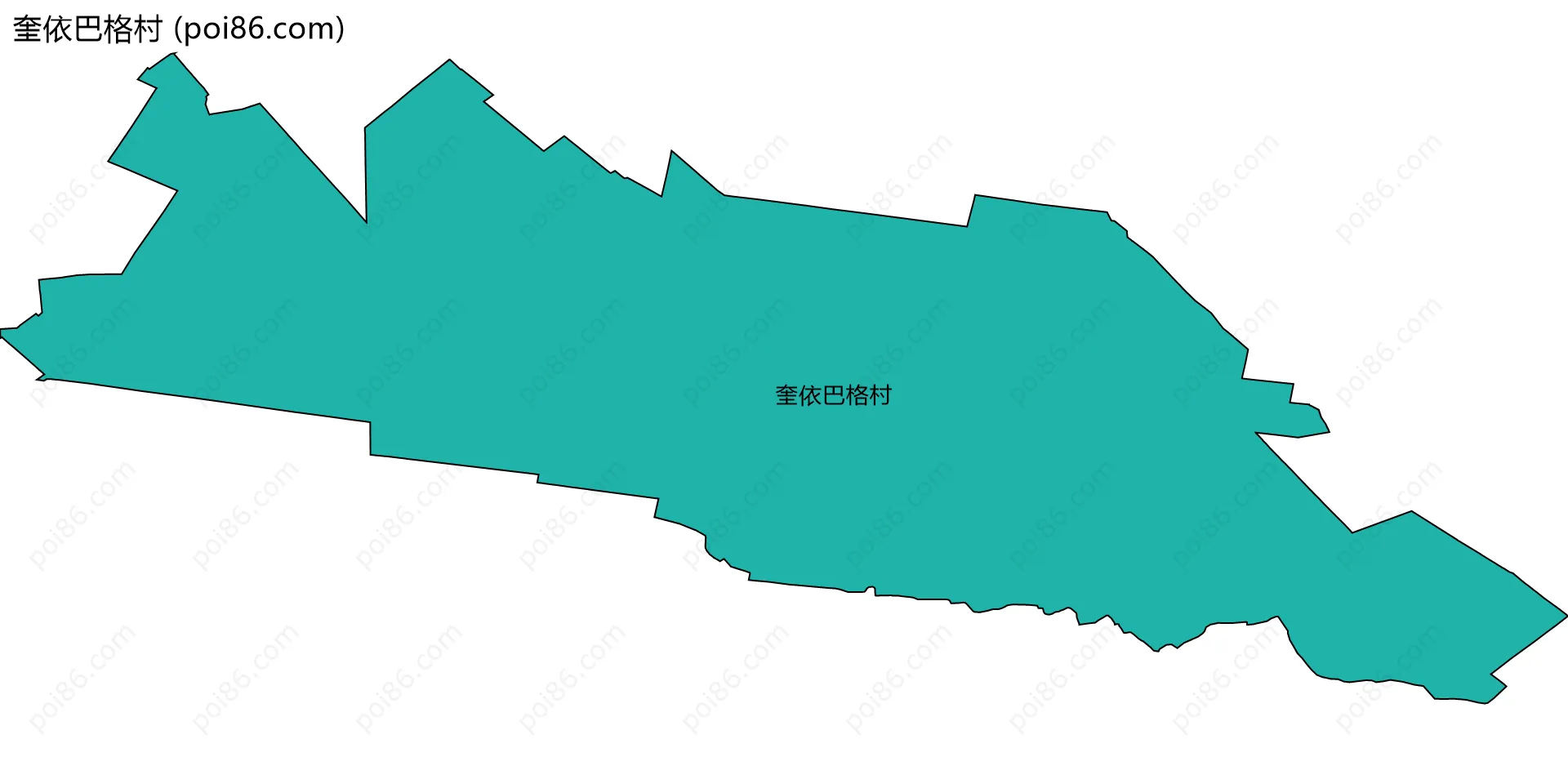 奎依巴格村边界地图