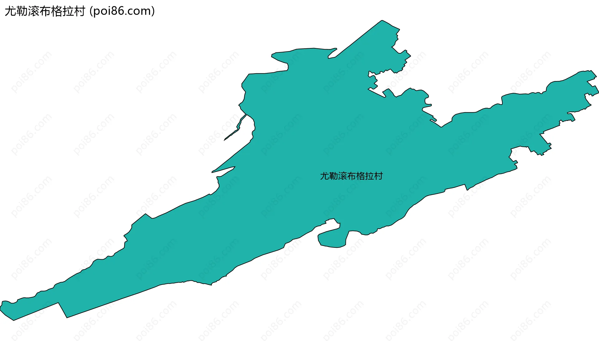 尤勒滚布格拉村边界地图