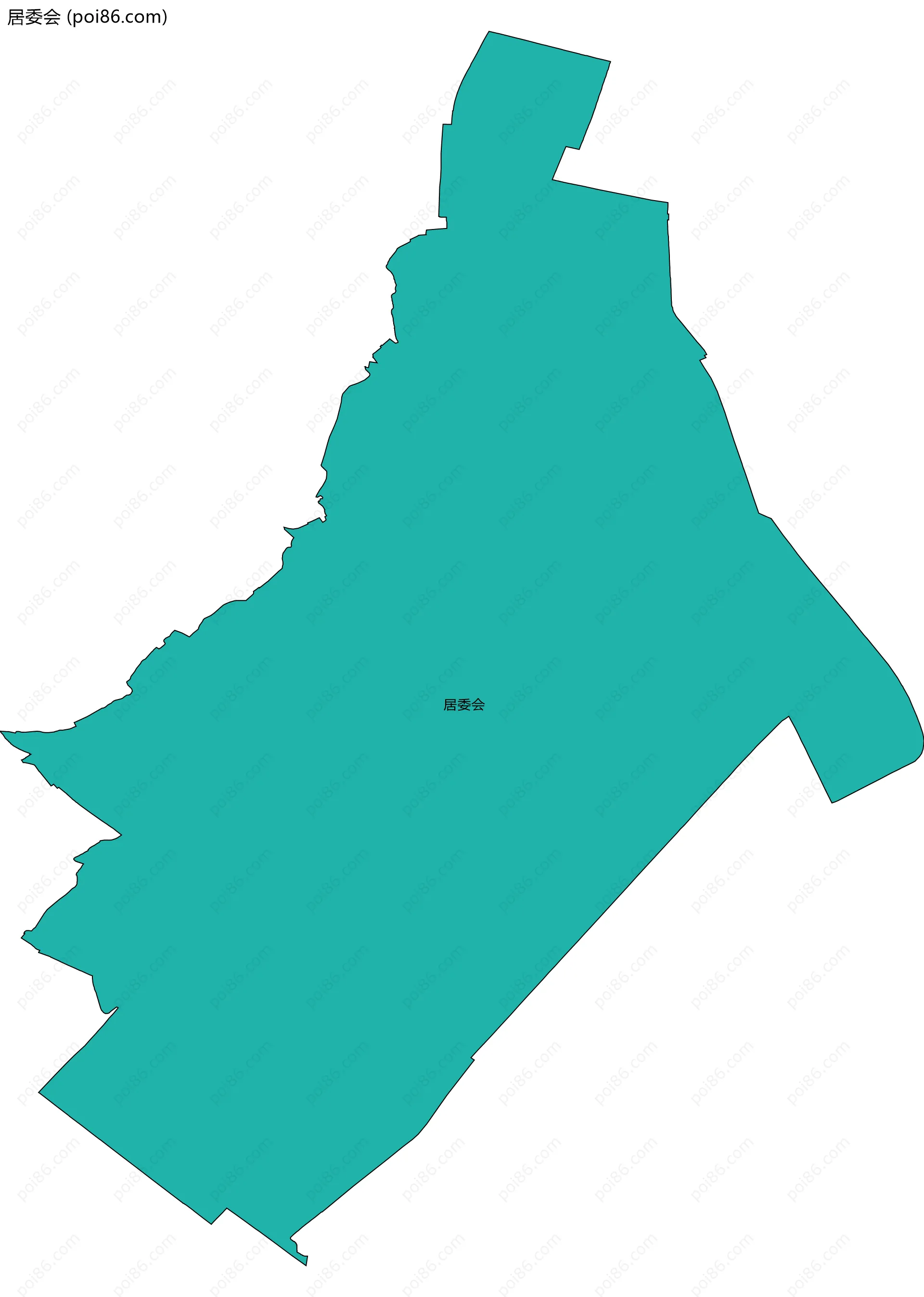 居委会边界地图