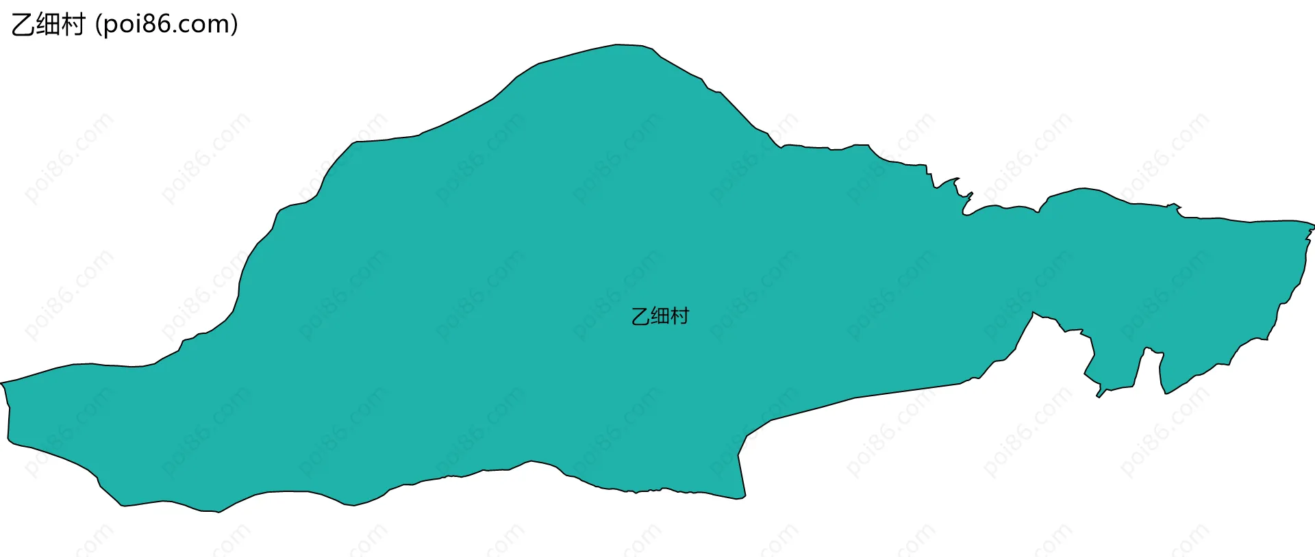 乙细村边界地图