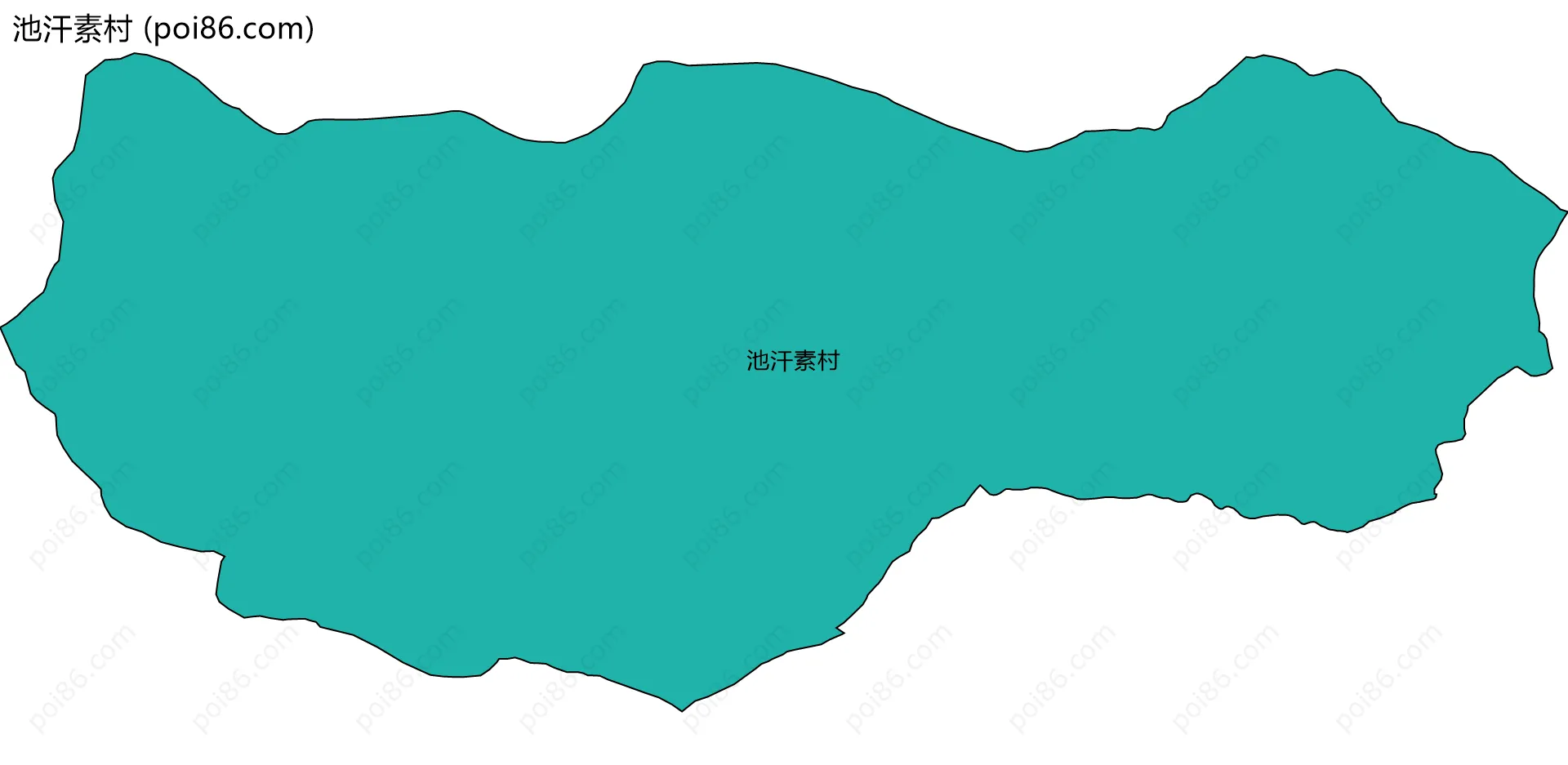 池汗素村边界地图