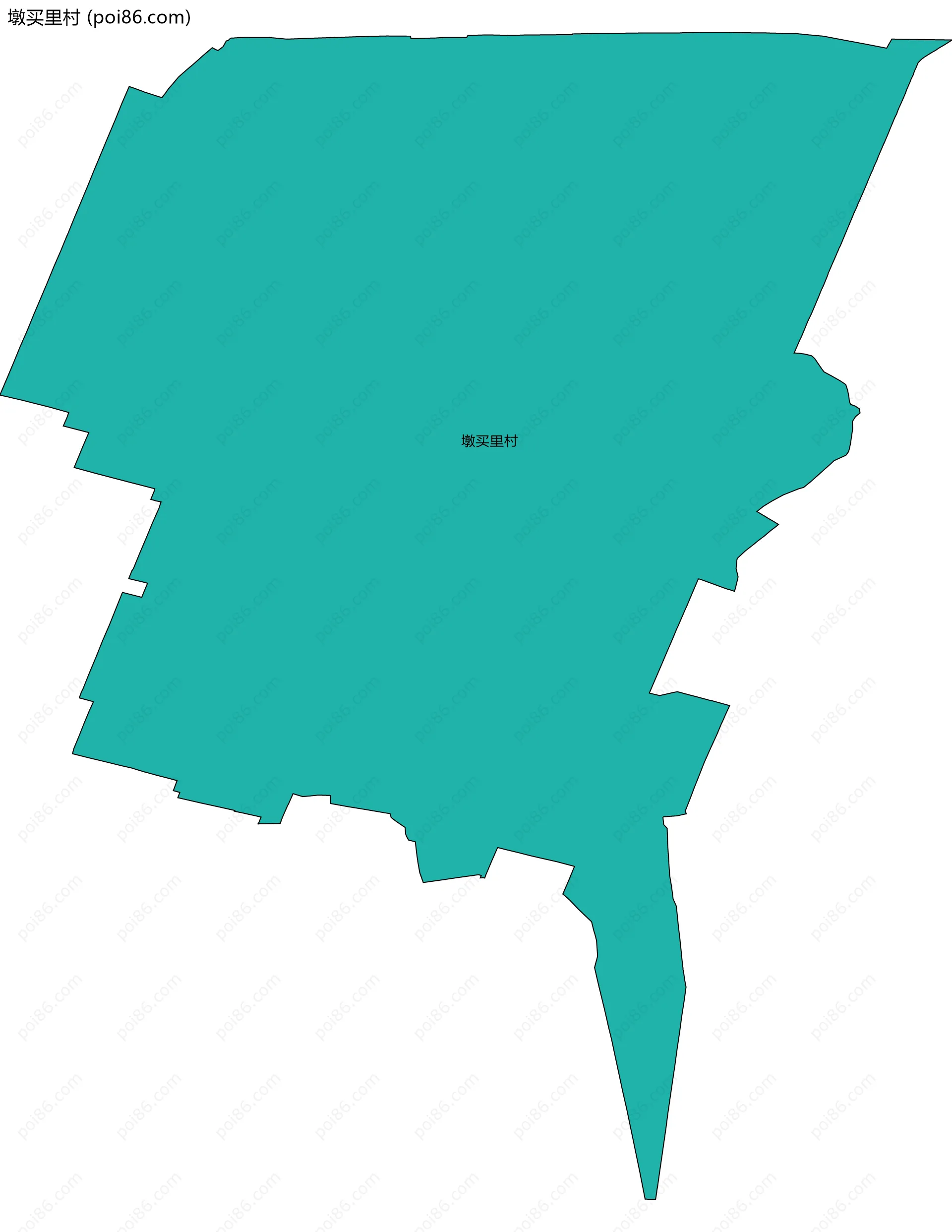 墩买里村边界地图