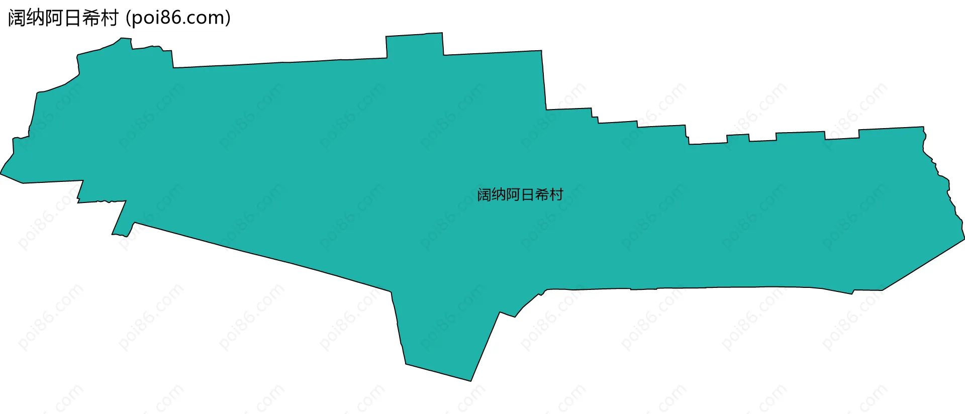 阔纳阿日希村边界地图