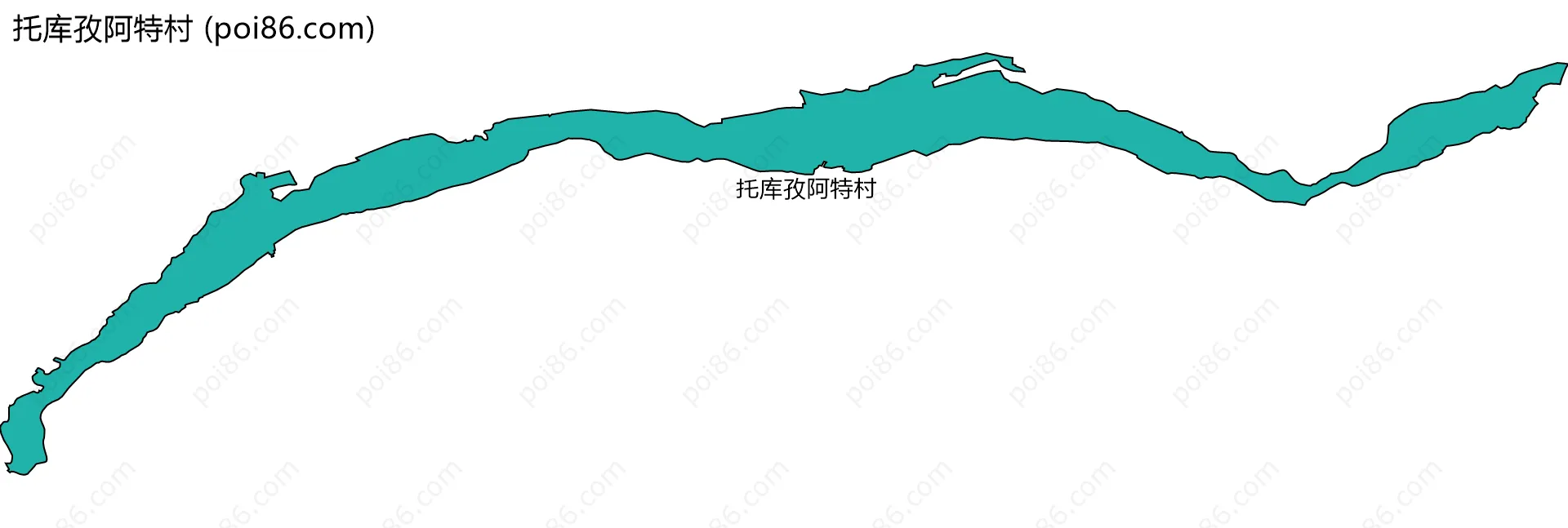 托库孜阿特村边界地图