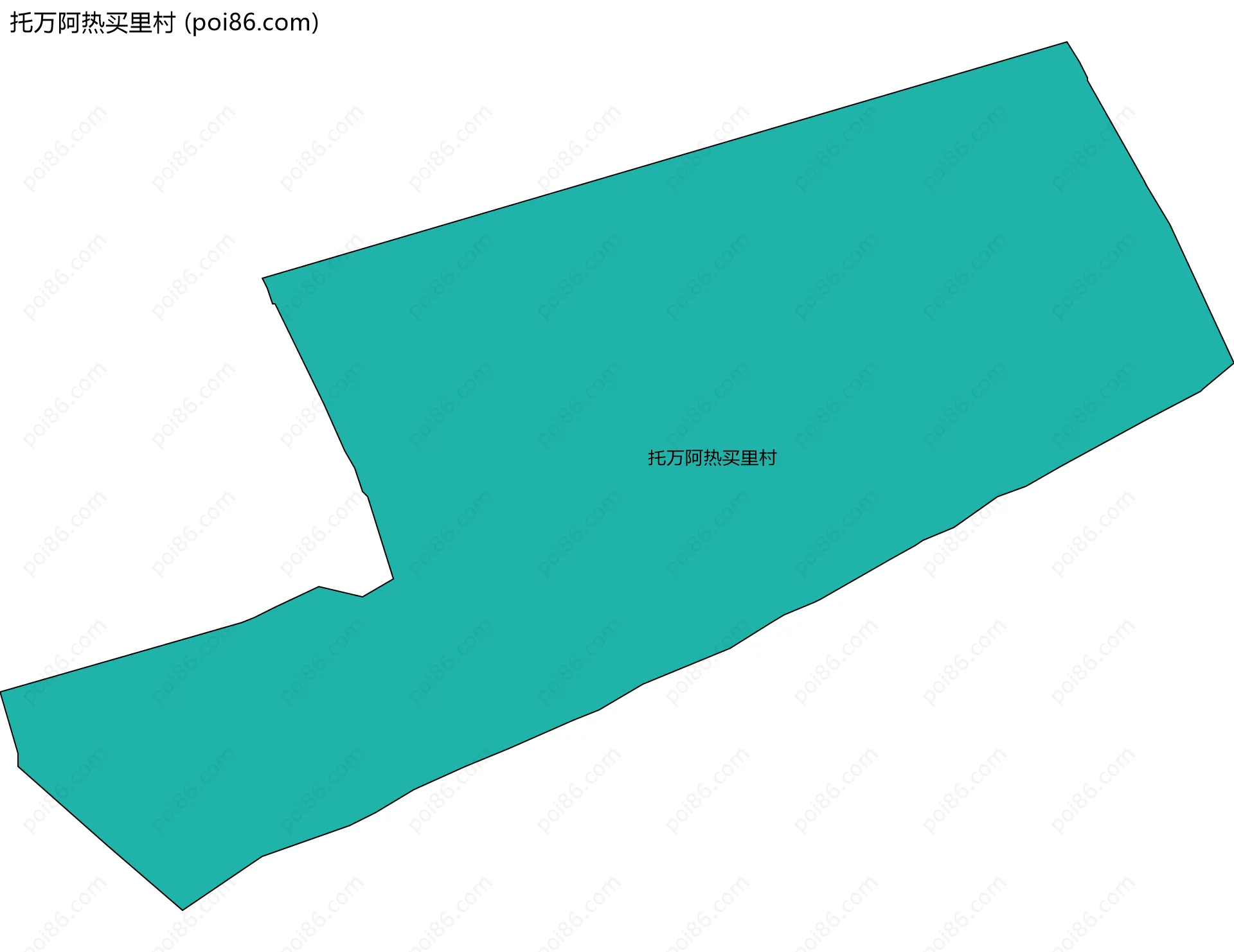 托万阿热买里村边界地图