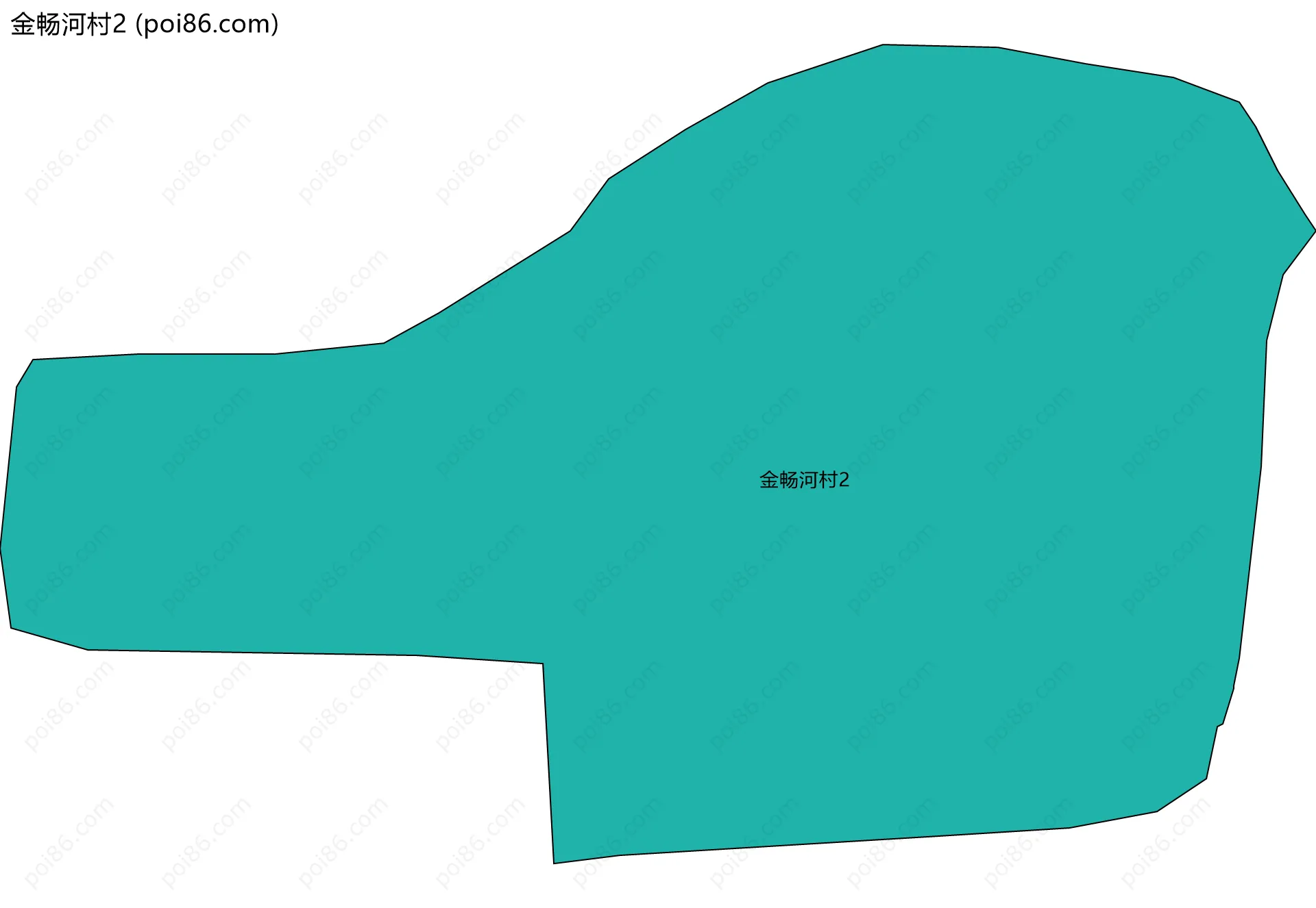 金畅河村2边界地图