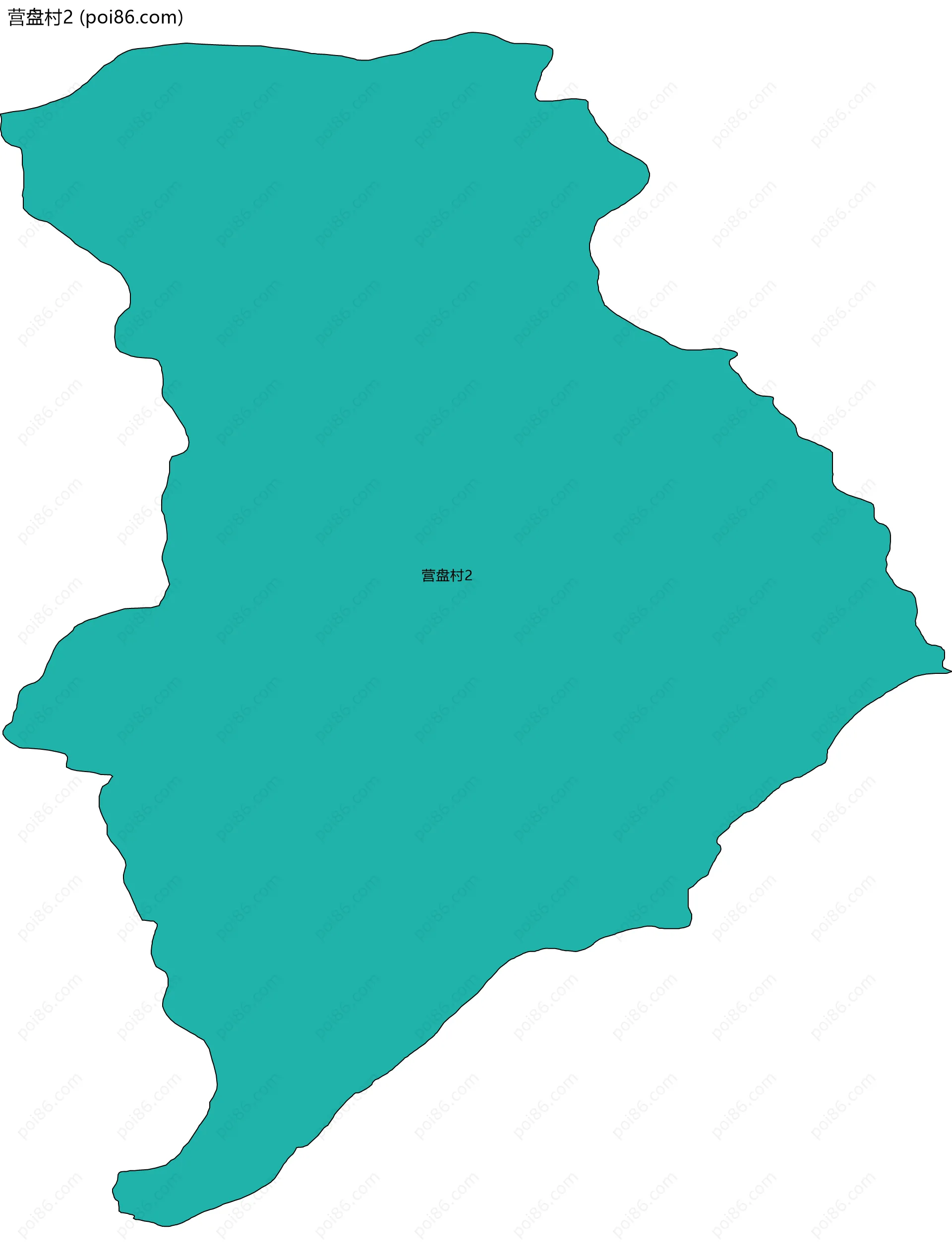 营盘村2边界地图