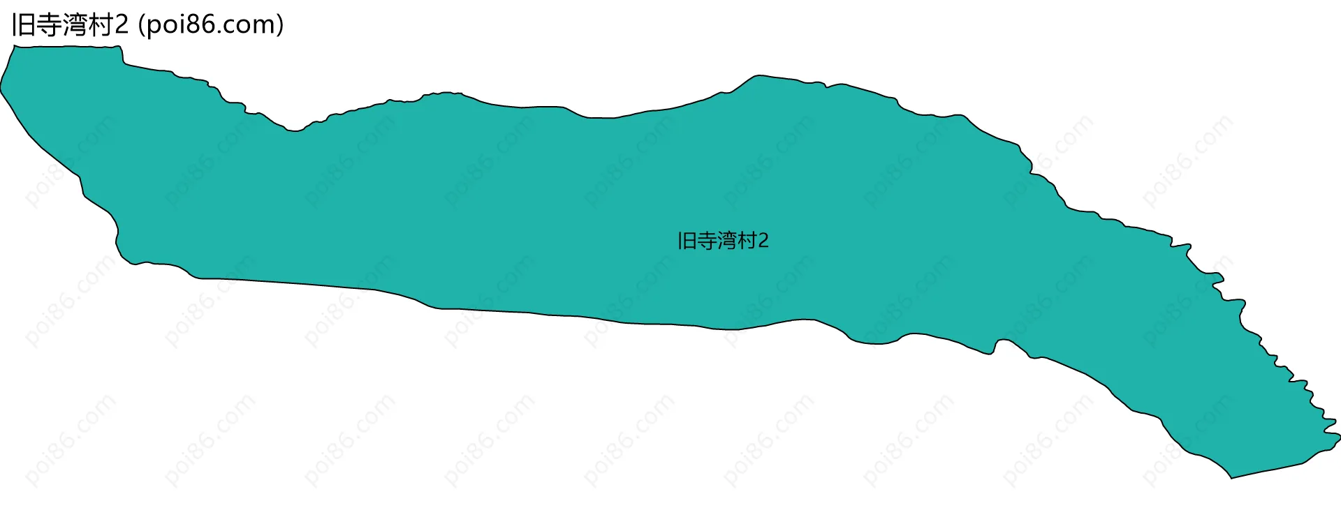 旧寺湾村2边界地图