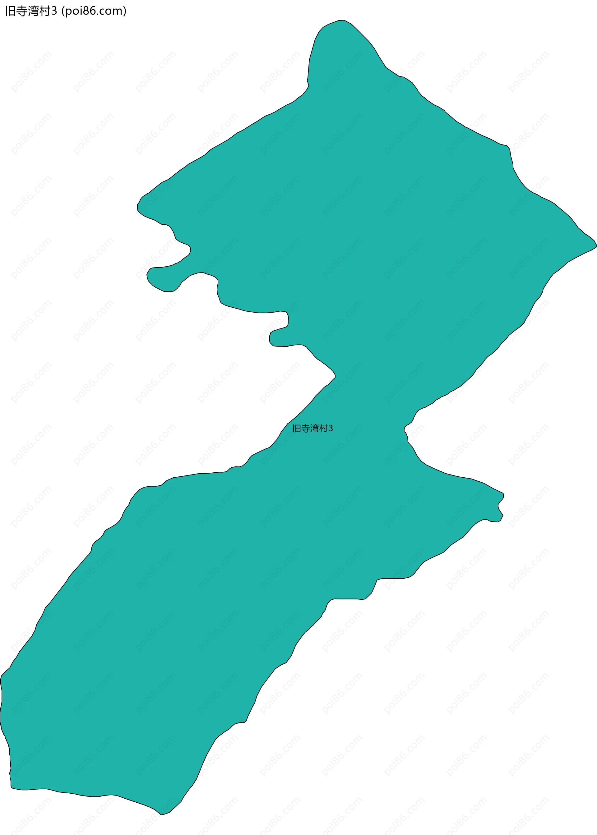 旧寺湾村3边界地图