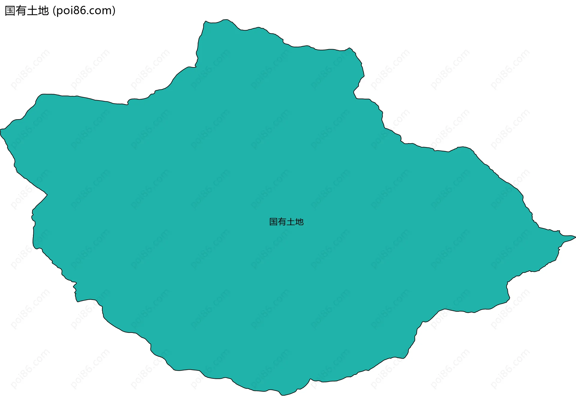 国有土地边界地图