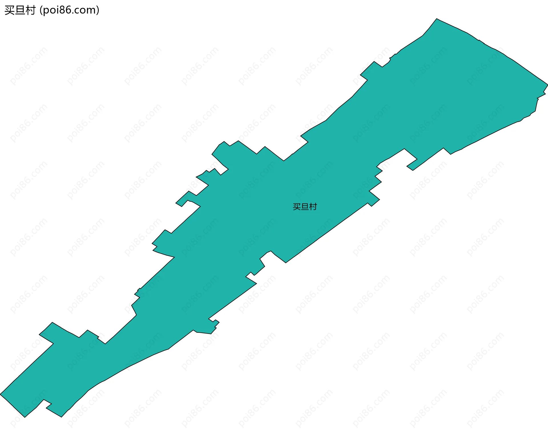 买旦村边界地图
