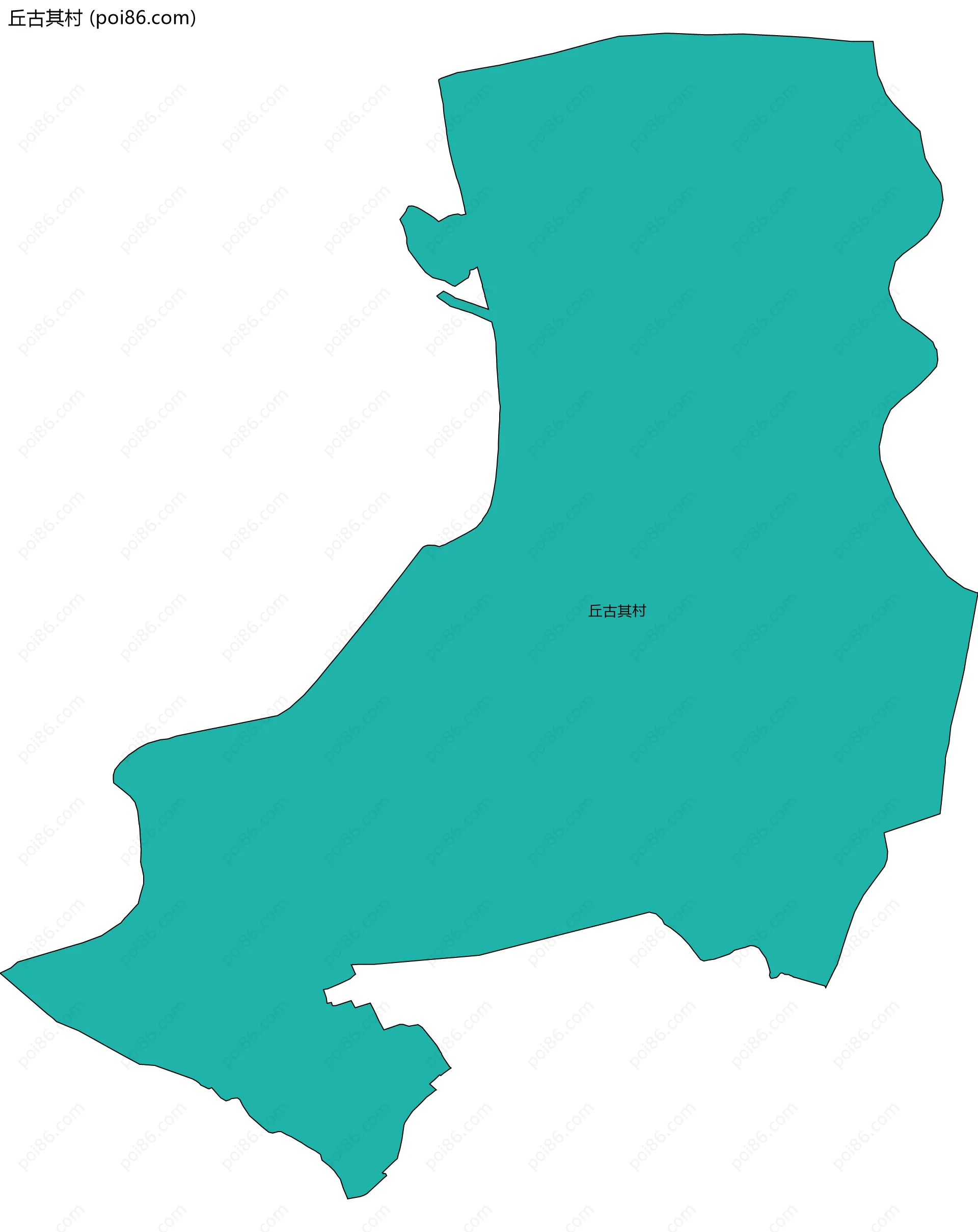 丘古其村边界地图