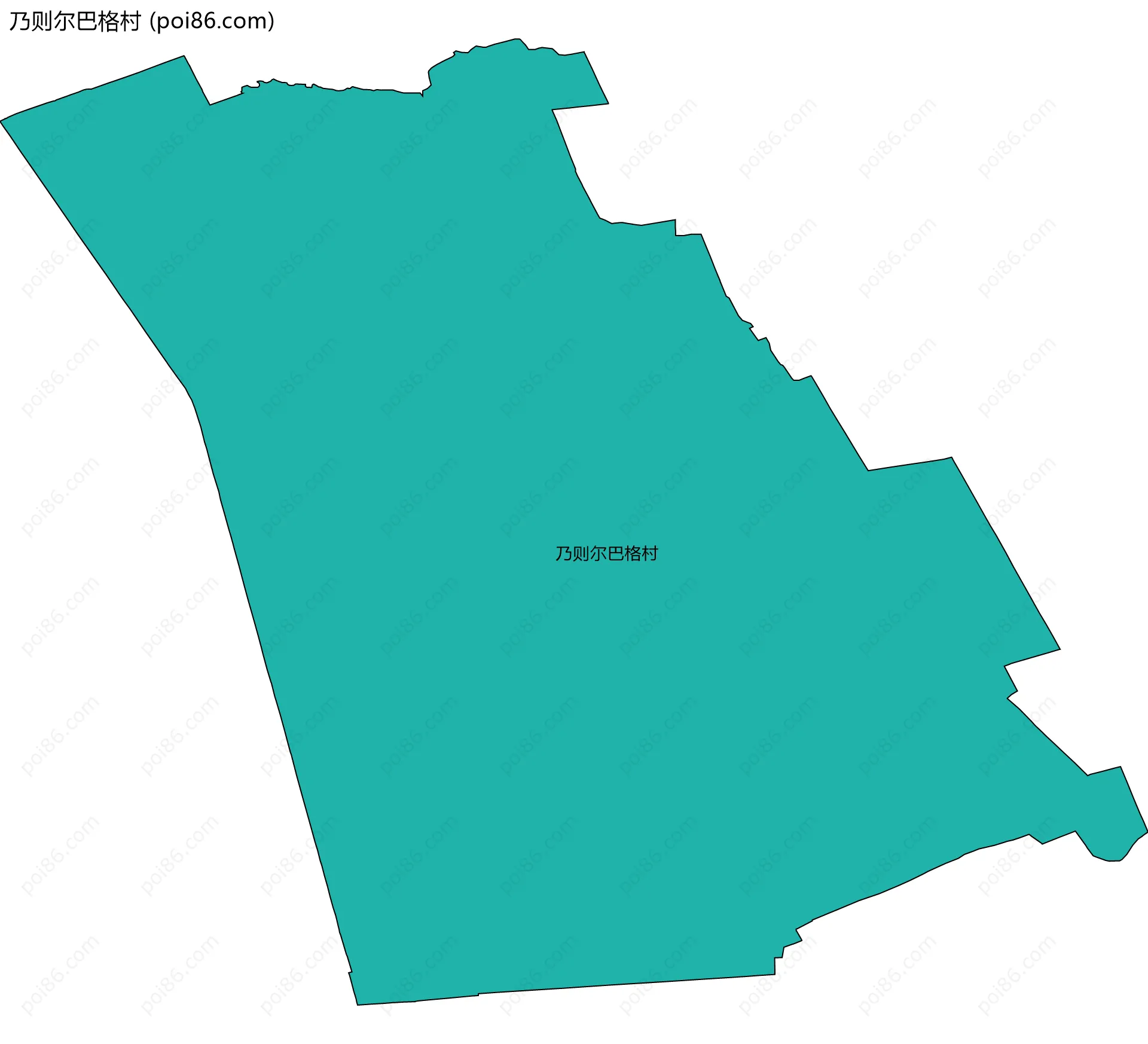 乃则尔巴格村边界地图