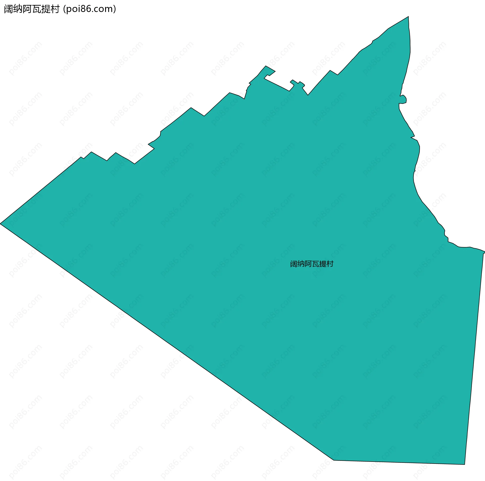 阔纳阿瓦提村边界地图