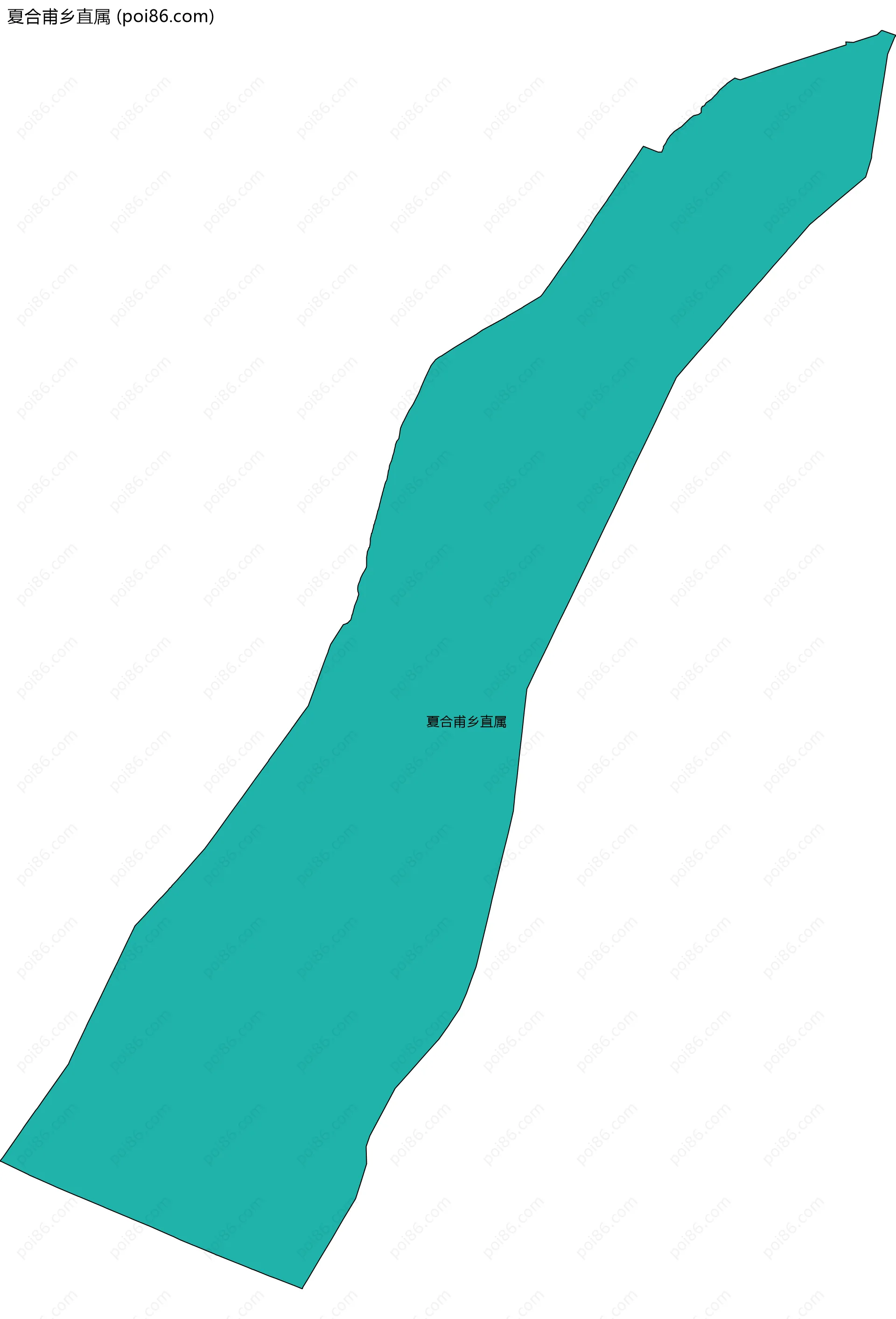 夏合甫乡直属边界地图