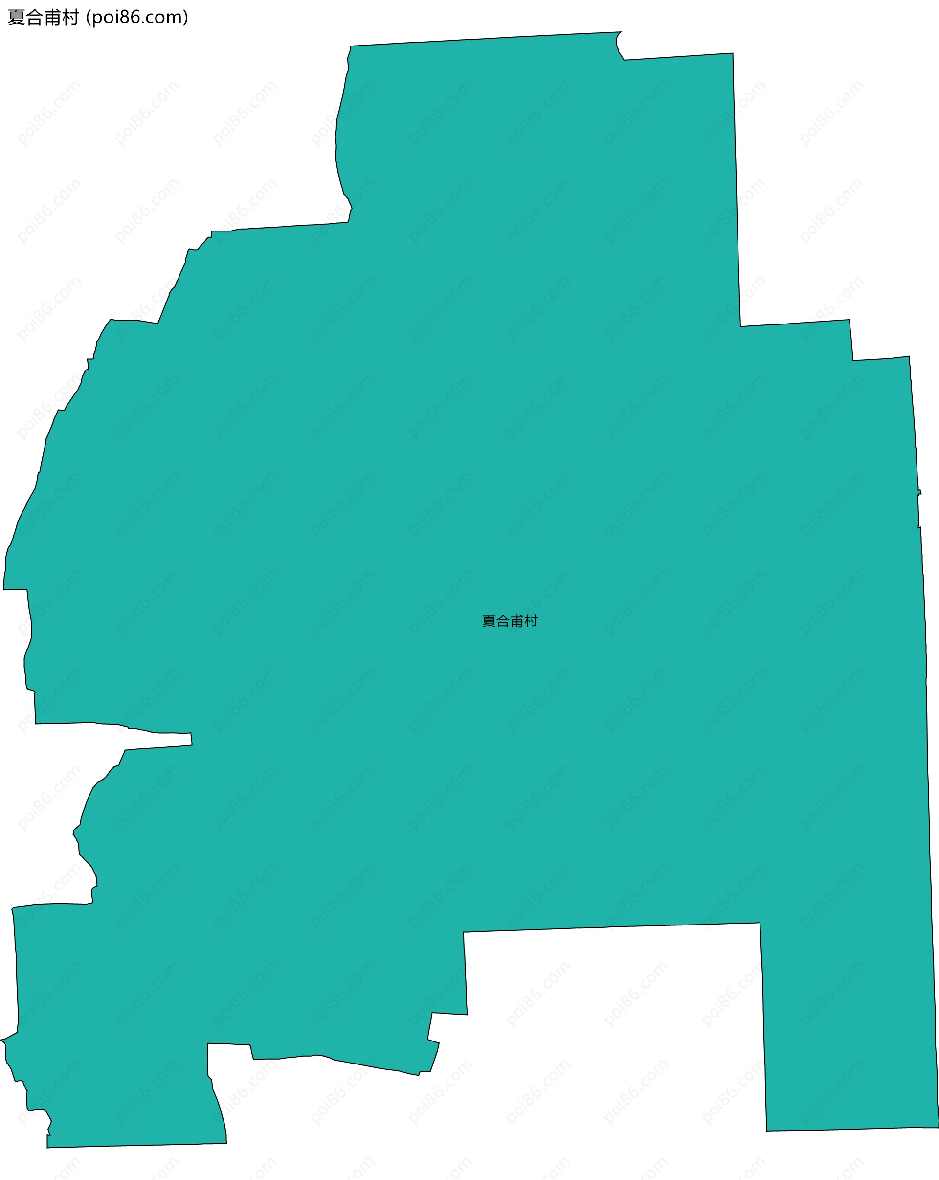 夏合甫村边界地图