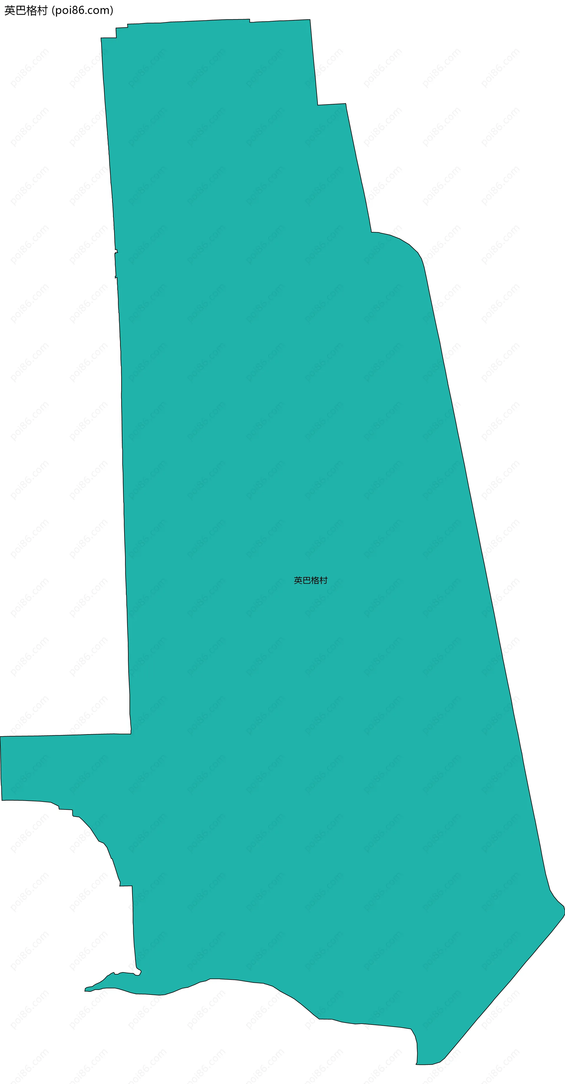 英巴格村边界地图