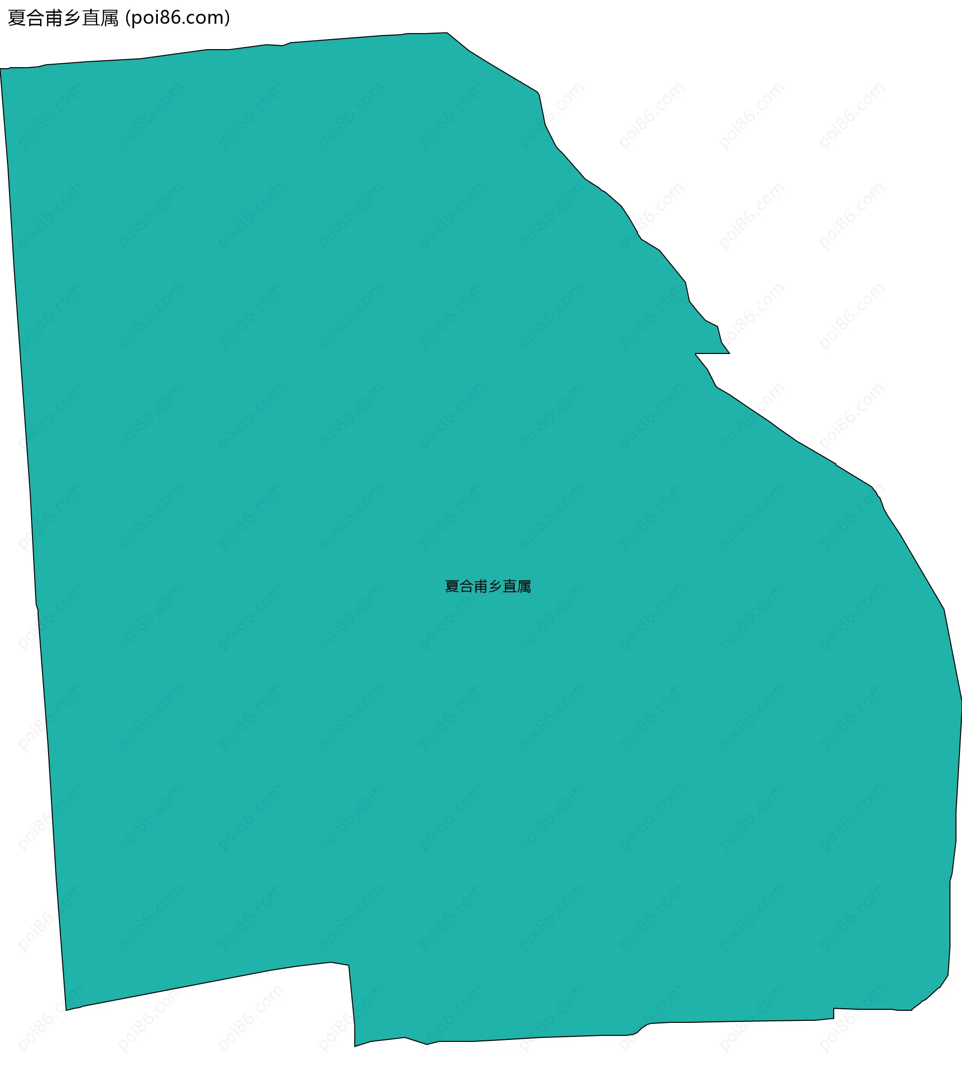 夏合甫乡直属边界地图