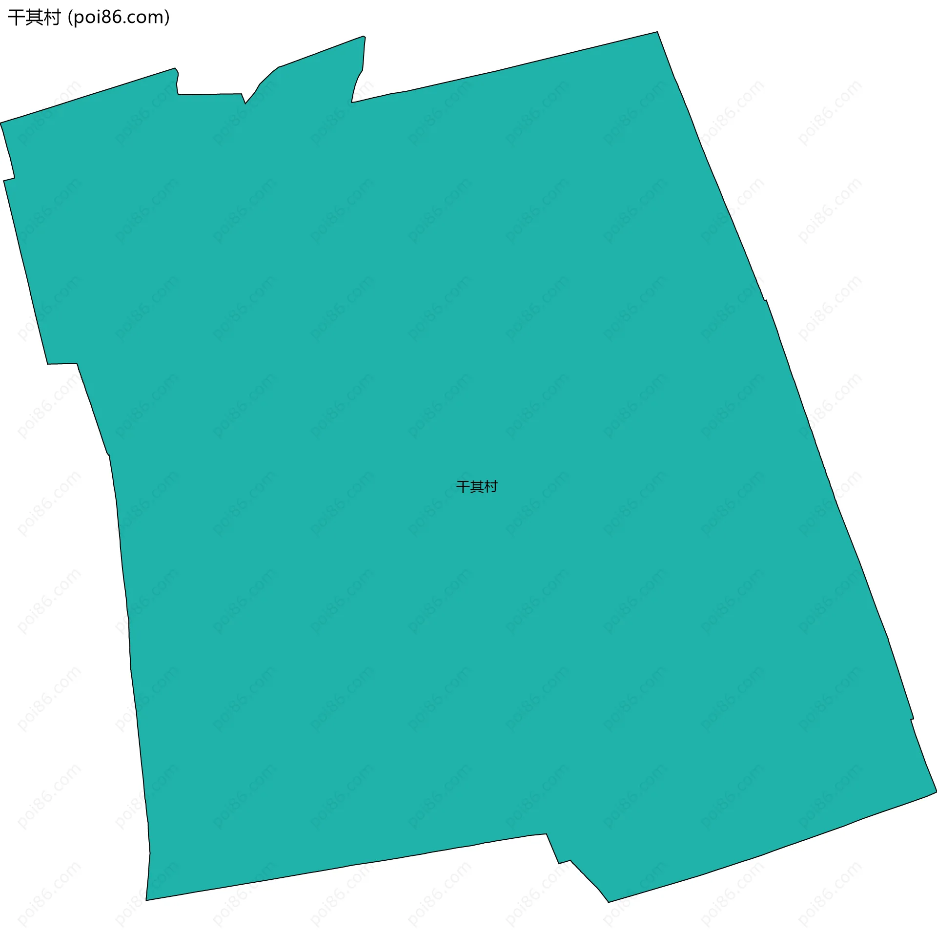 干其村边界地图