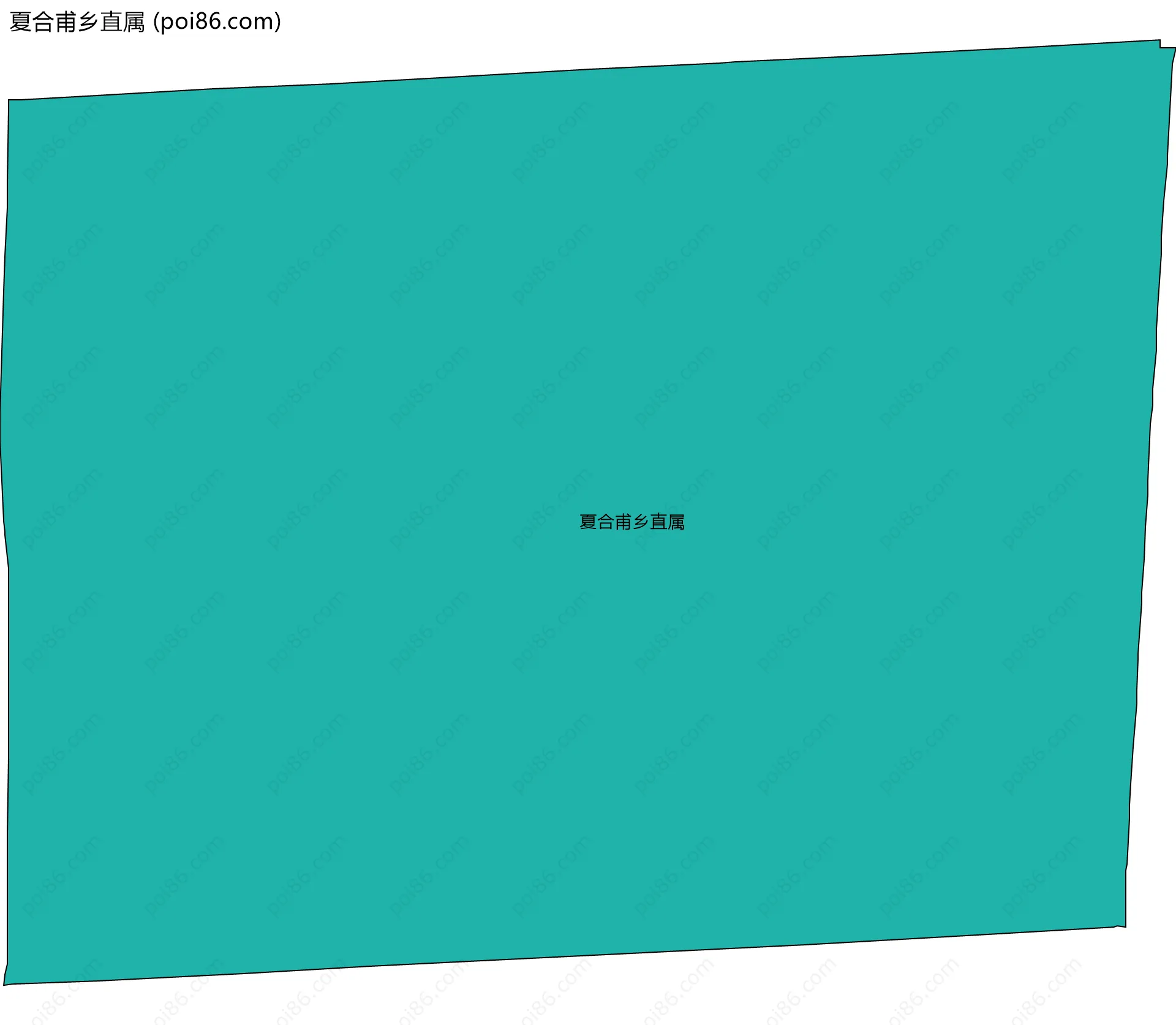 夏合甫乡直属边界地图
