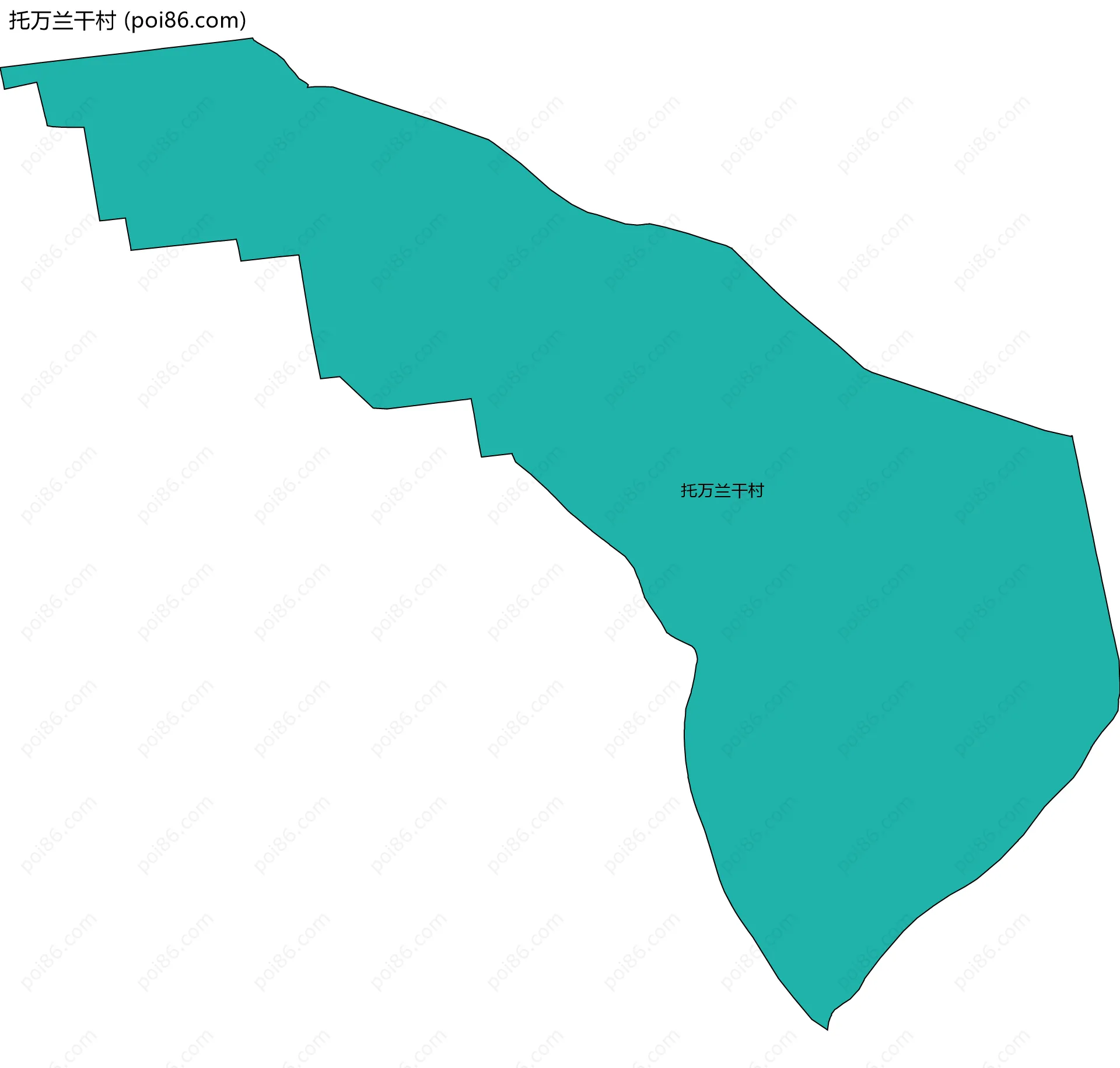 托万兰干村边界地图