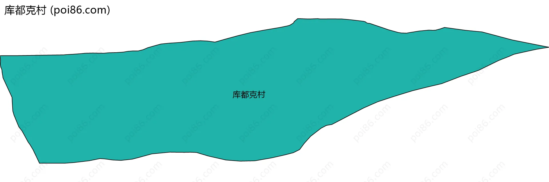 库都克村边界地图