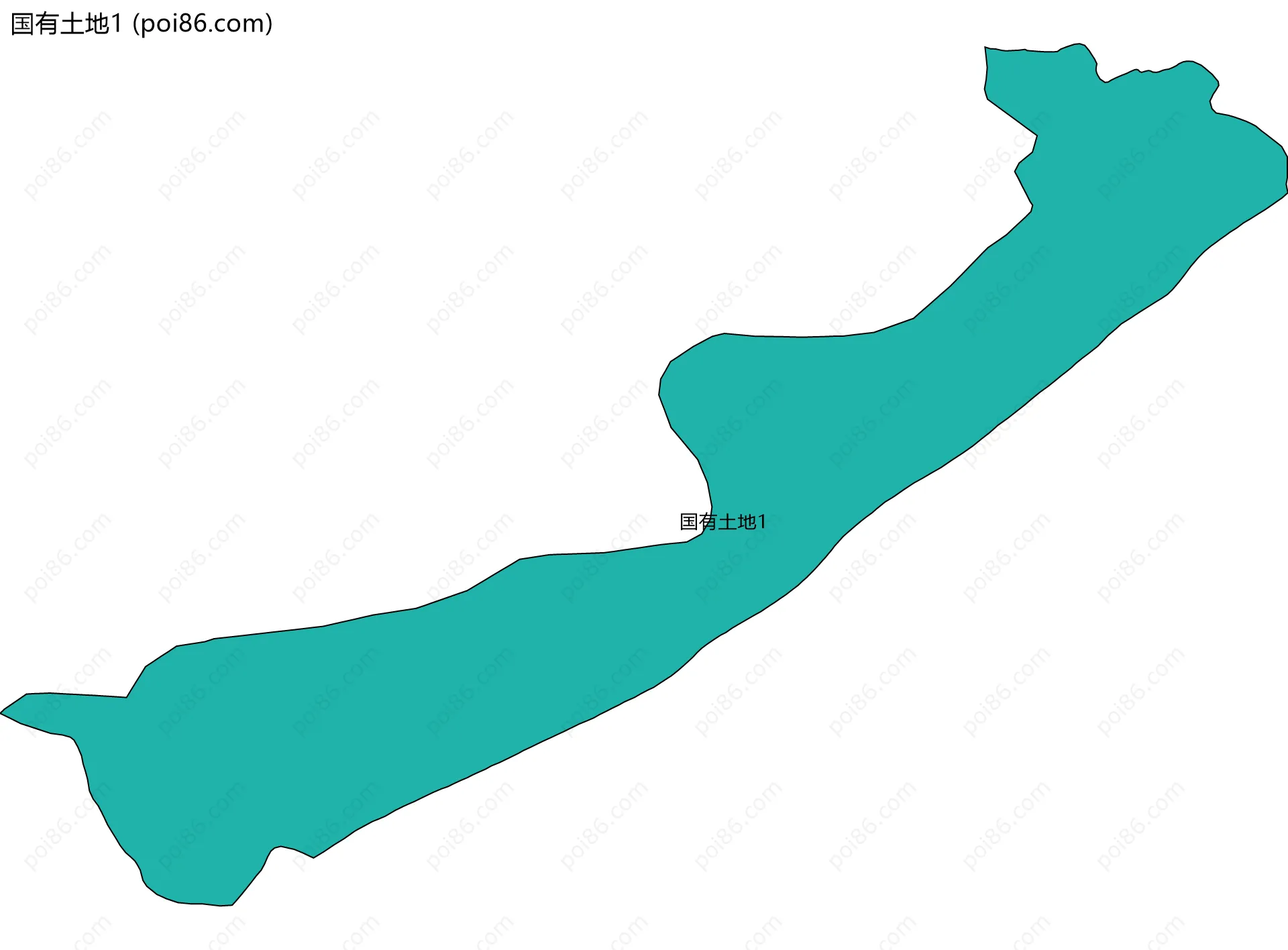 国有土地1边界地图