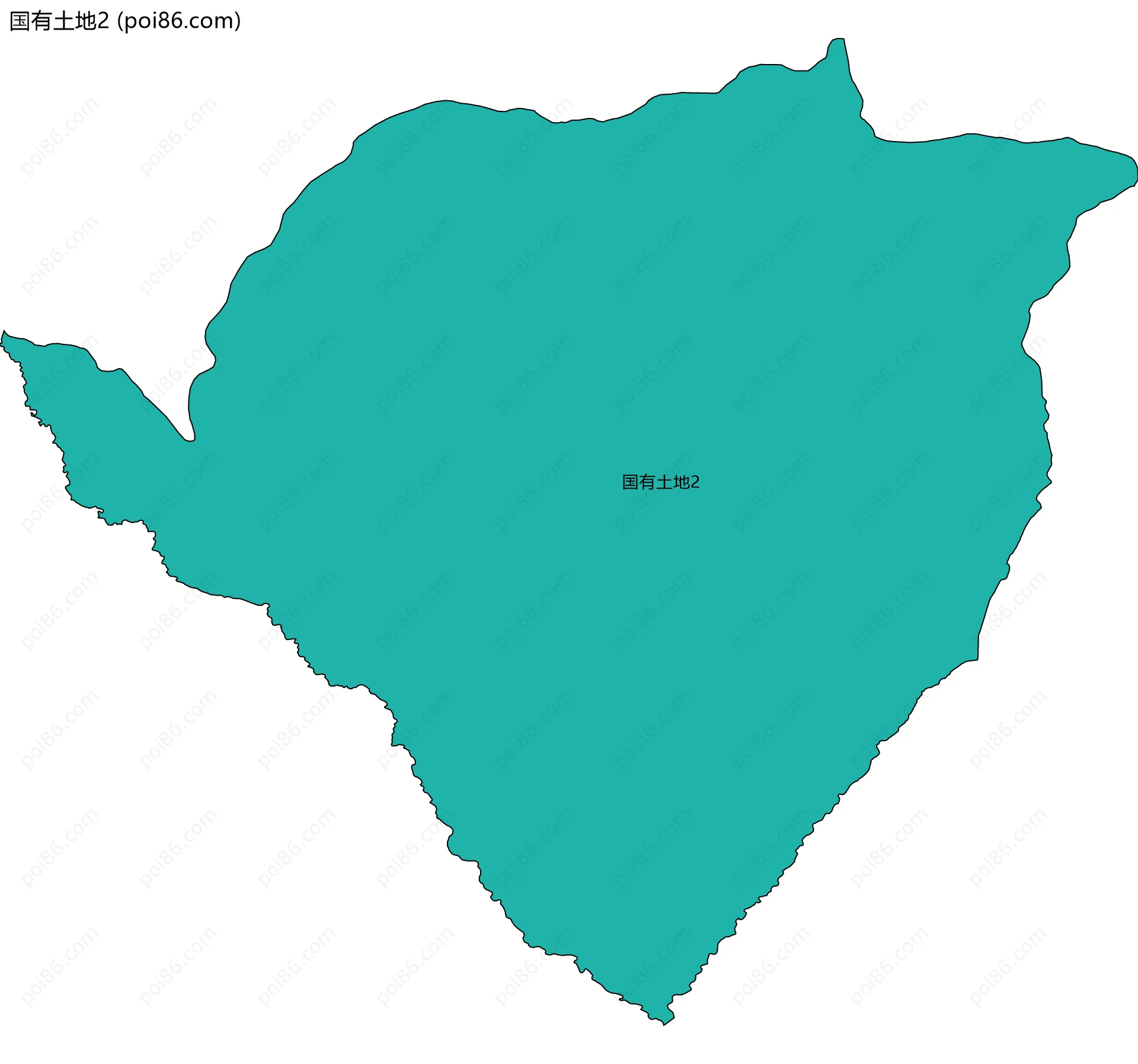 国有土地2边界地图