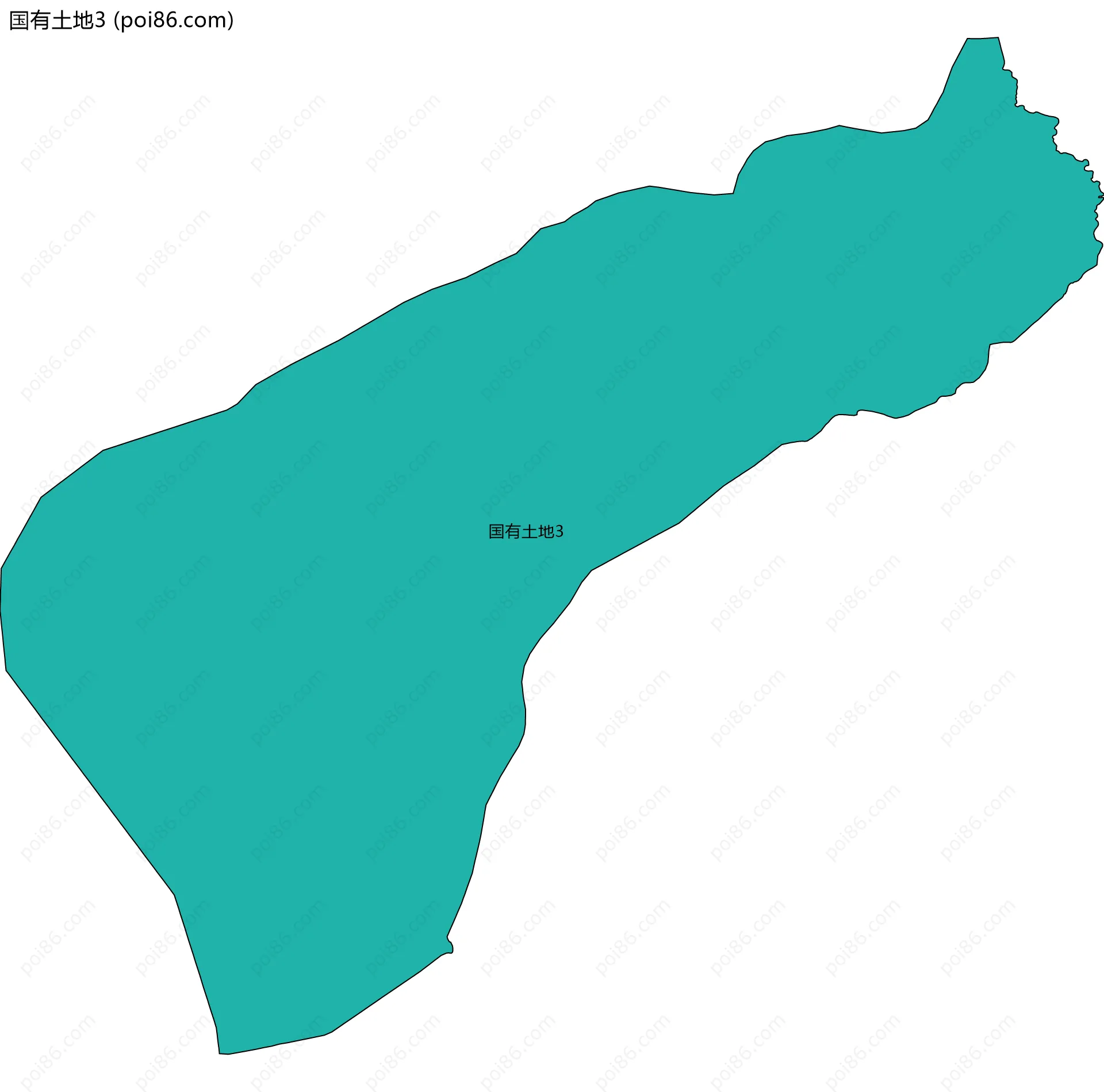 国有土地3边界地图