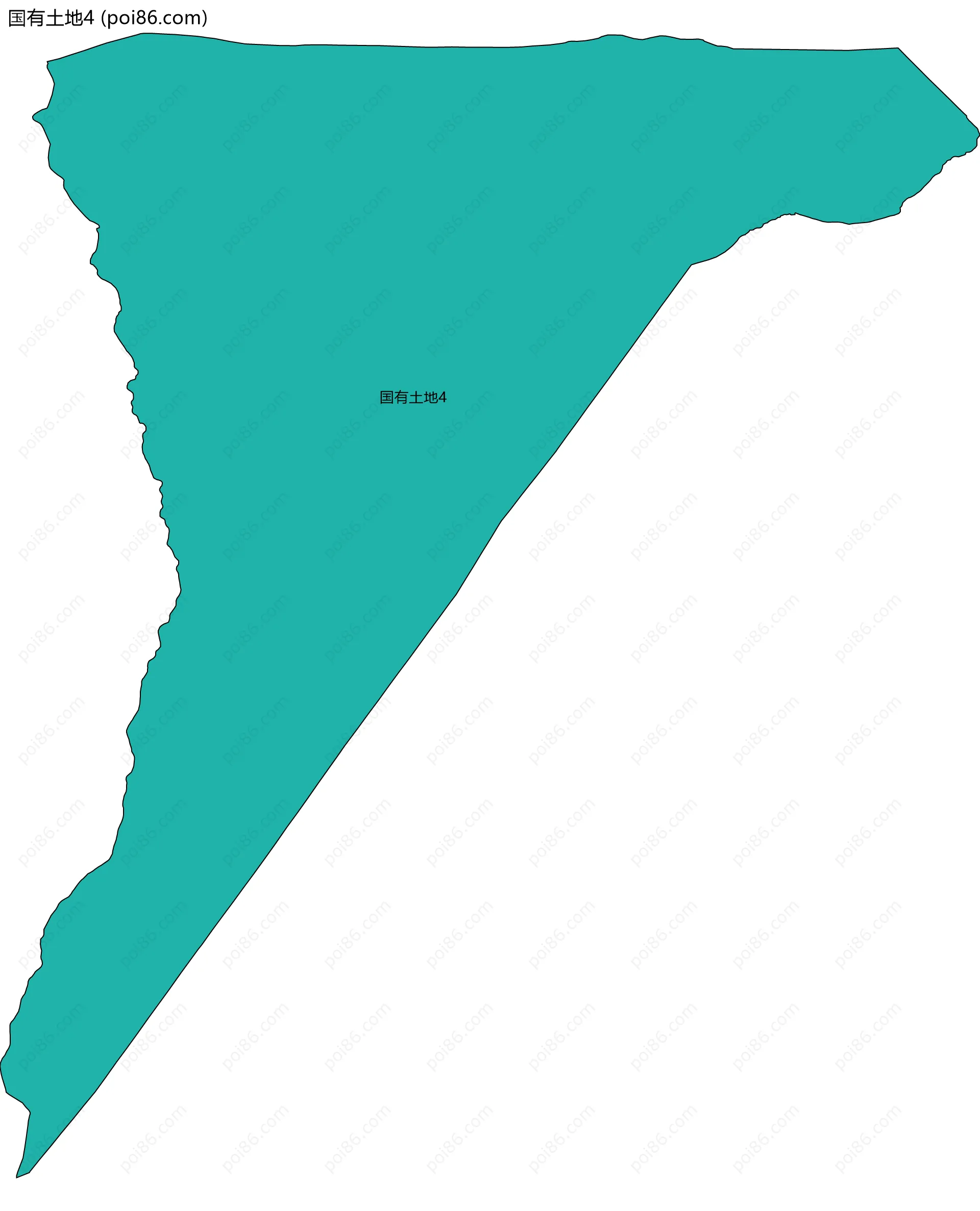 国有土地4边界地图